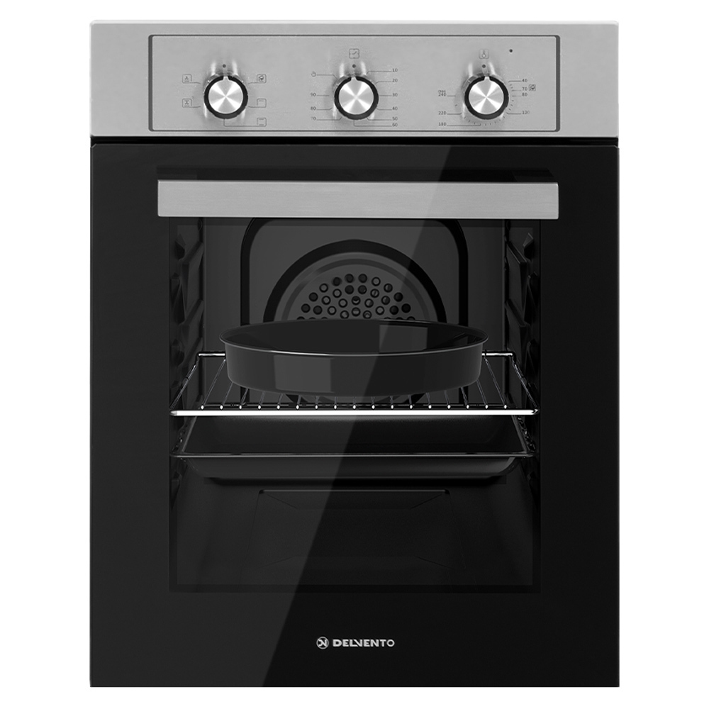 Изображение товара Электрический духовой шкаф Delvento V4EM16001 45x59.5x56.5 см цвет черно-серый