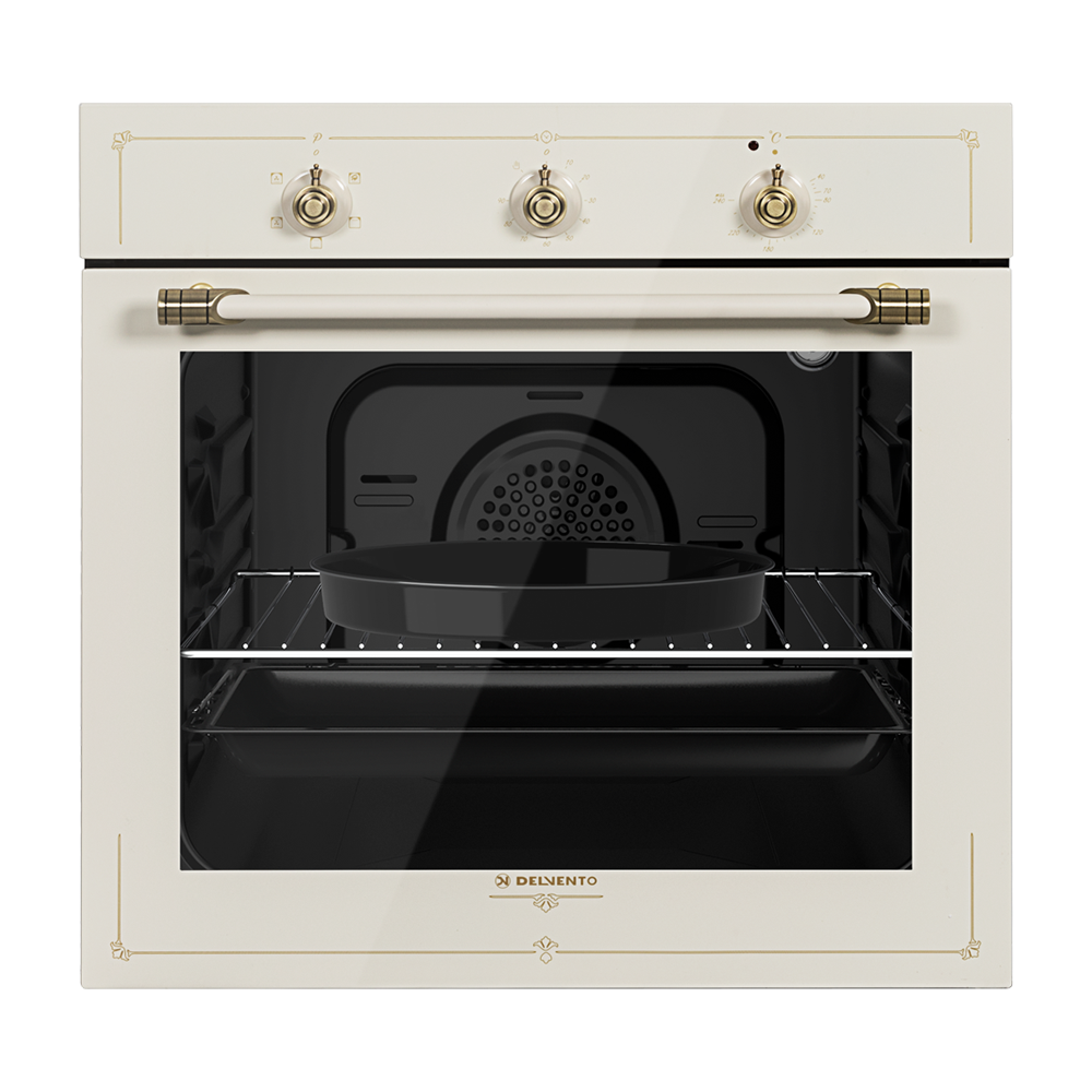 Изображение товара Электрический духовой шкаф Delvento V6EO16100 59.5x59.5x56.5 см цвет слоновая кость
