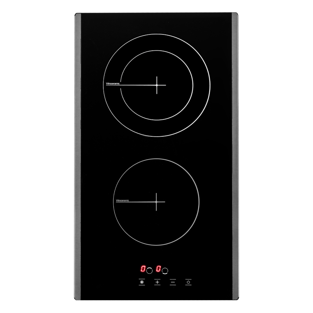 Изображение товара Электрическая варочная панель Delvento V30D28S012 30 см 2 конфорки цвет черный