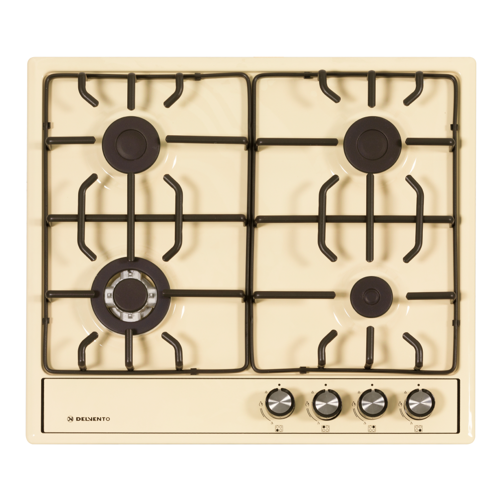 Изображение товара Газовая варочная панель Delvento V60V41R001 58 см 4 конфорки белая