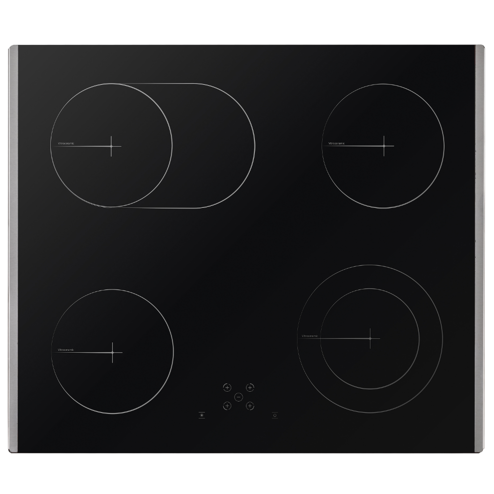 Изображение товара Электрическая варочная панель Delvento V60D24S011 59 см 4 конфорки черный стекло