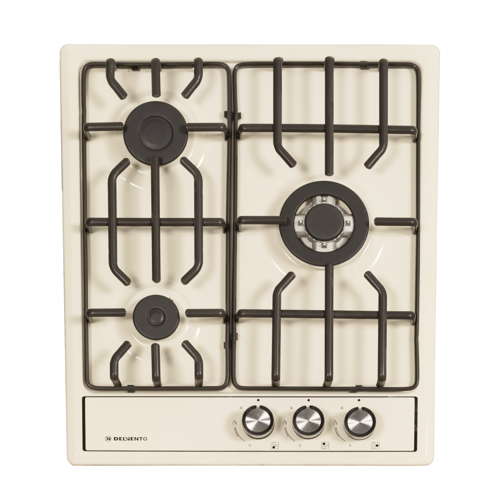 Изображение товара Газовая варочная панель Delvento V45V35R001 44 см 3 конфорки цвет белый