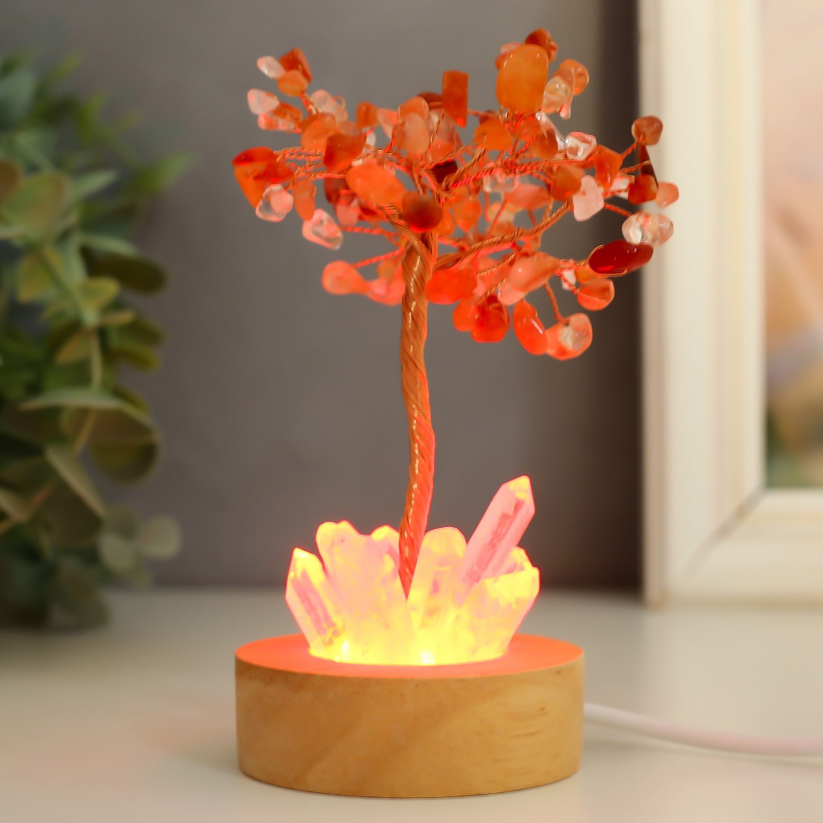 Изображение товара Декоративная фигура SIMALAND Дерево удачи с подсветкой