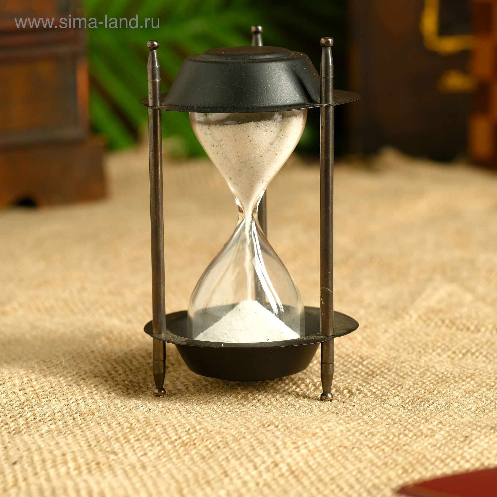 Изображение товара Сувенир песочные часы (2 мин 40 сек) 12x6.5x6.5 см