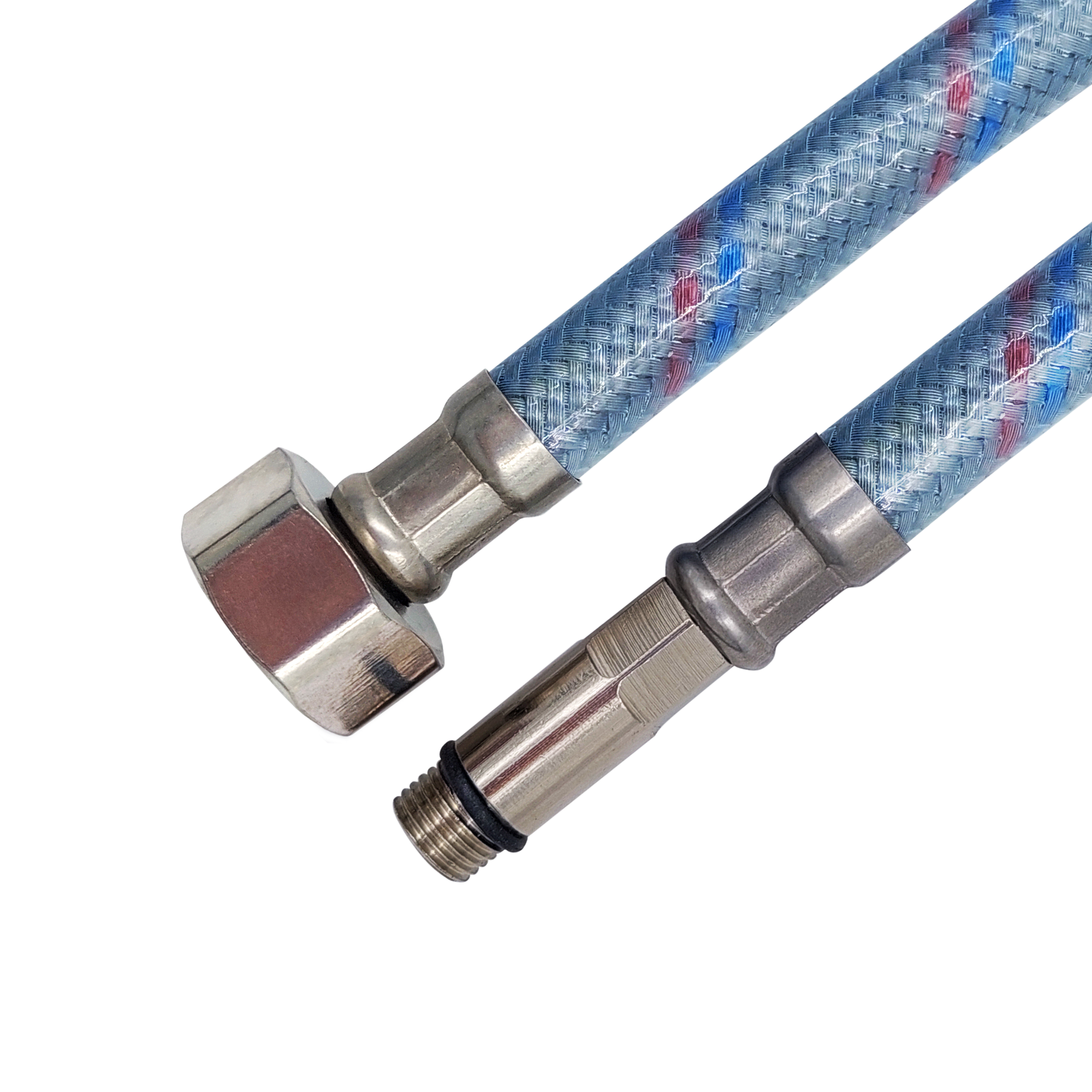 Изображение товара Гибкая подводка для воды Monoflex Оптима 1/2" М10 120 см с наружной внутренней резьбой