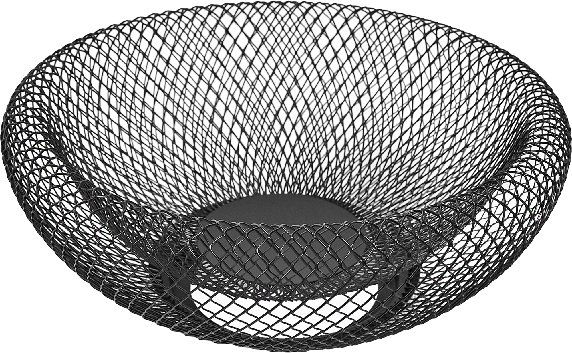 Изображение товара Корзина для фруктов 25 см металл черный
