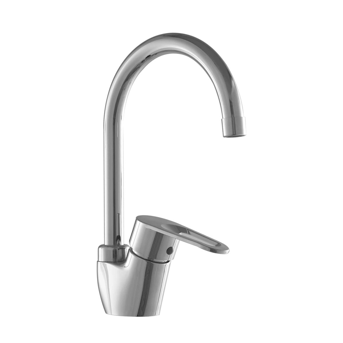 Изображение товара Смеситель для кухни однорычажный Plstart PL4106 излив 19.2 см цвет хром