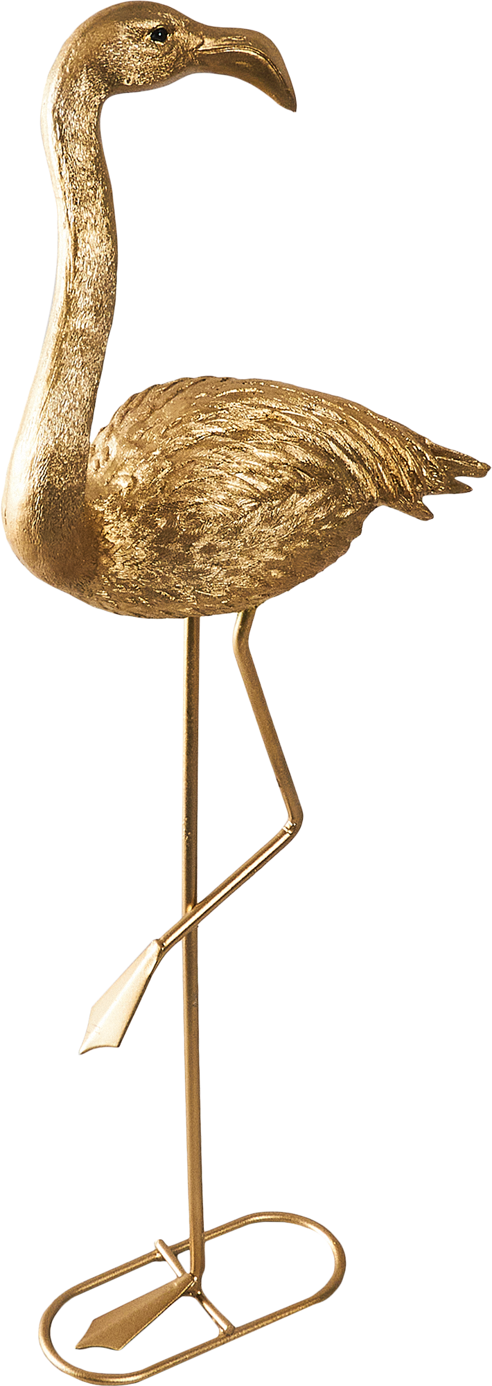 Изображение товара Декоративная фигура Atmosphera Фламинго 53.5 см золотистая