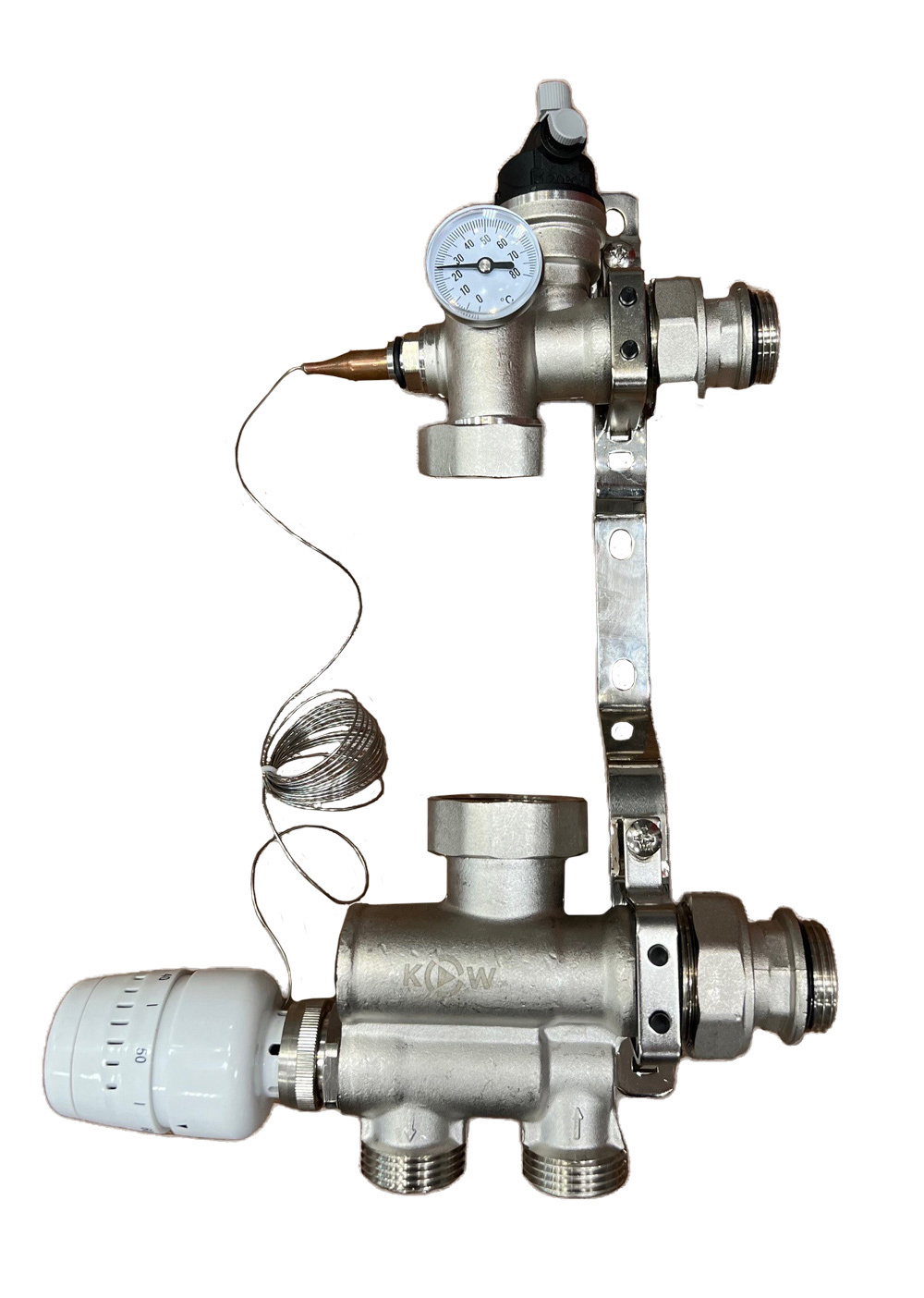 Изображение товара Насосно-смесительный узел Kromwell 1” для тёплого пола без насоса