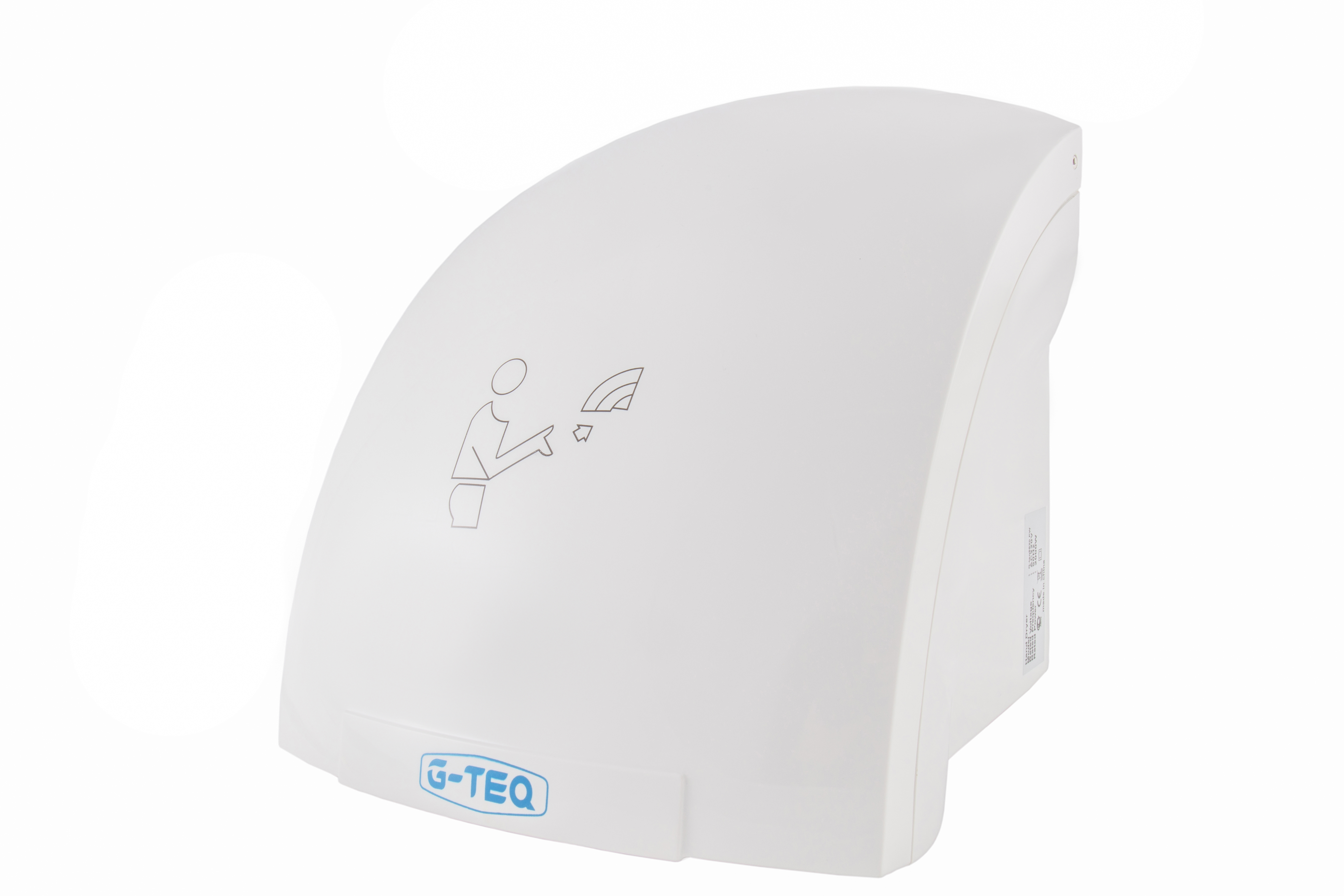 Изображение товара Сушилка для рук G-TEQ 8820 PW 2.0 кВт, белый пластик Изображение товара Сушилка для рук G-TEQ 8820 PW 2.0 кВт, белый пластик