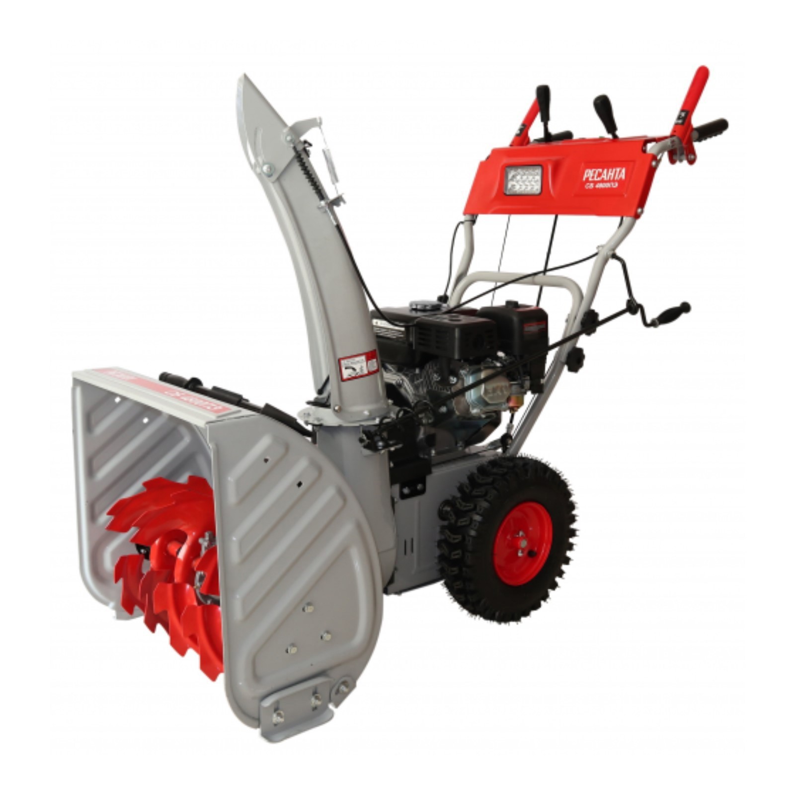 Изображение товара Снегоуборщик бензиновый Ресанта СБ 4100 с мощным двигателем и шириной 56 см