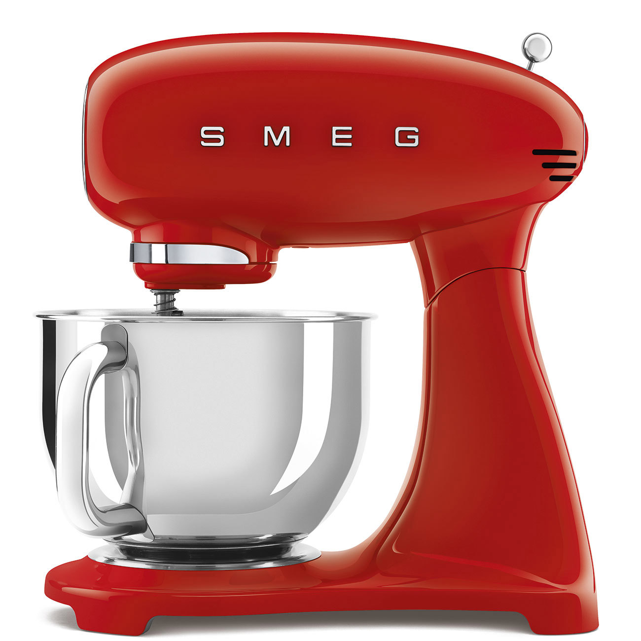 Изображение товара Планетарный миксер Smeg SMF03RDEU 800 Вт стильный дизайн красный цвет