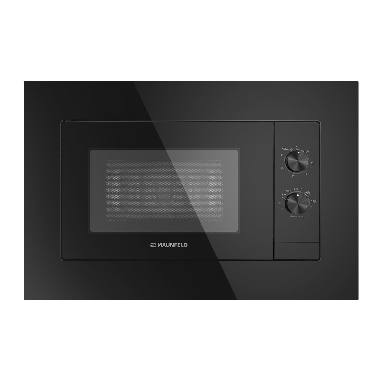 Изображение товара Встраиваемая микроволновая печь MAUNFELD JBMO725BK01 20 л стильный дизайн