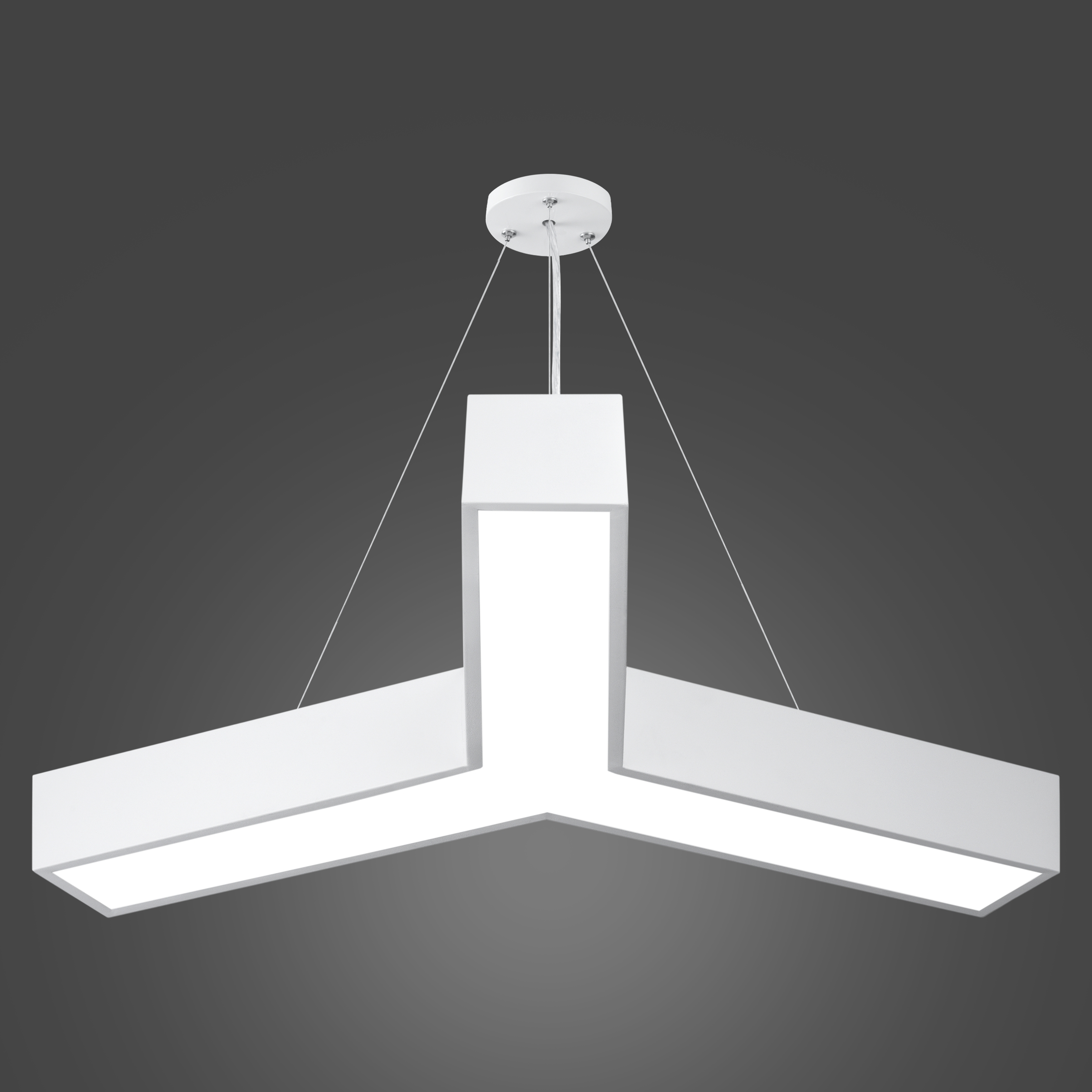 Изображение товара Подвесной светодиодный светильник Geometria Igrek для небольших помещений белый