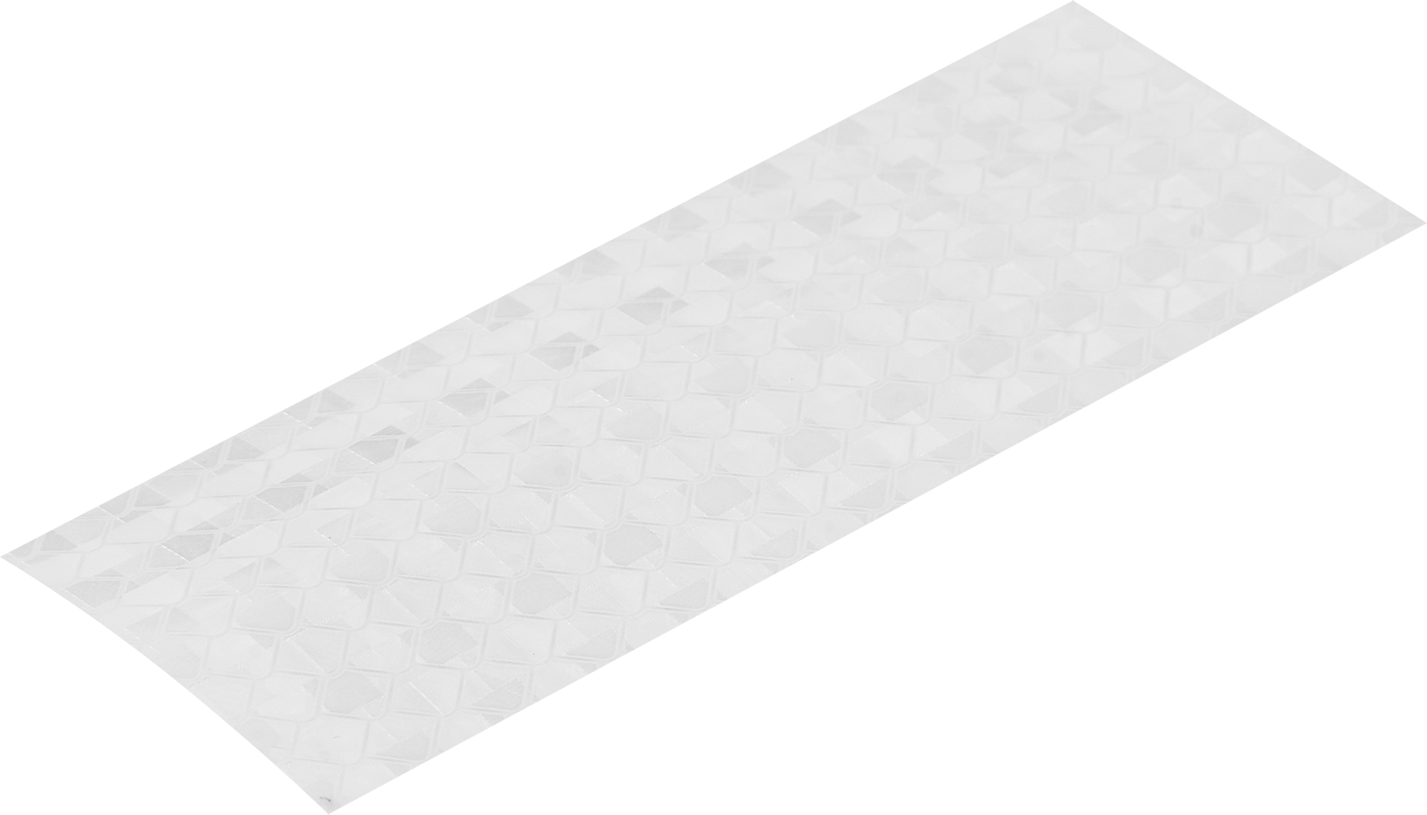 Катафот дорожный прямоугольный 40x100 мм цвет белый