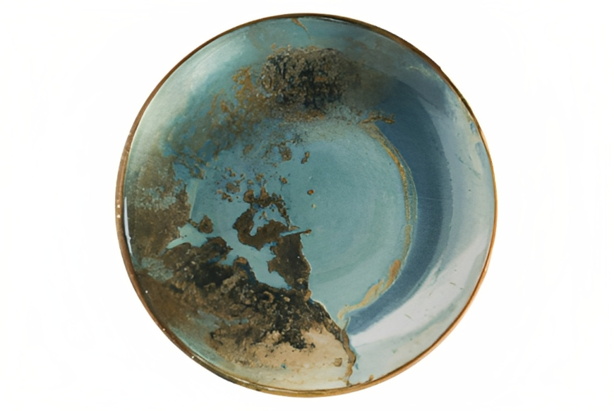 Изображение товара Бона Futura набор тарелок 23 см 2 шт синий фарфор Турция