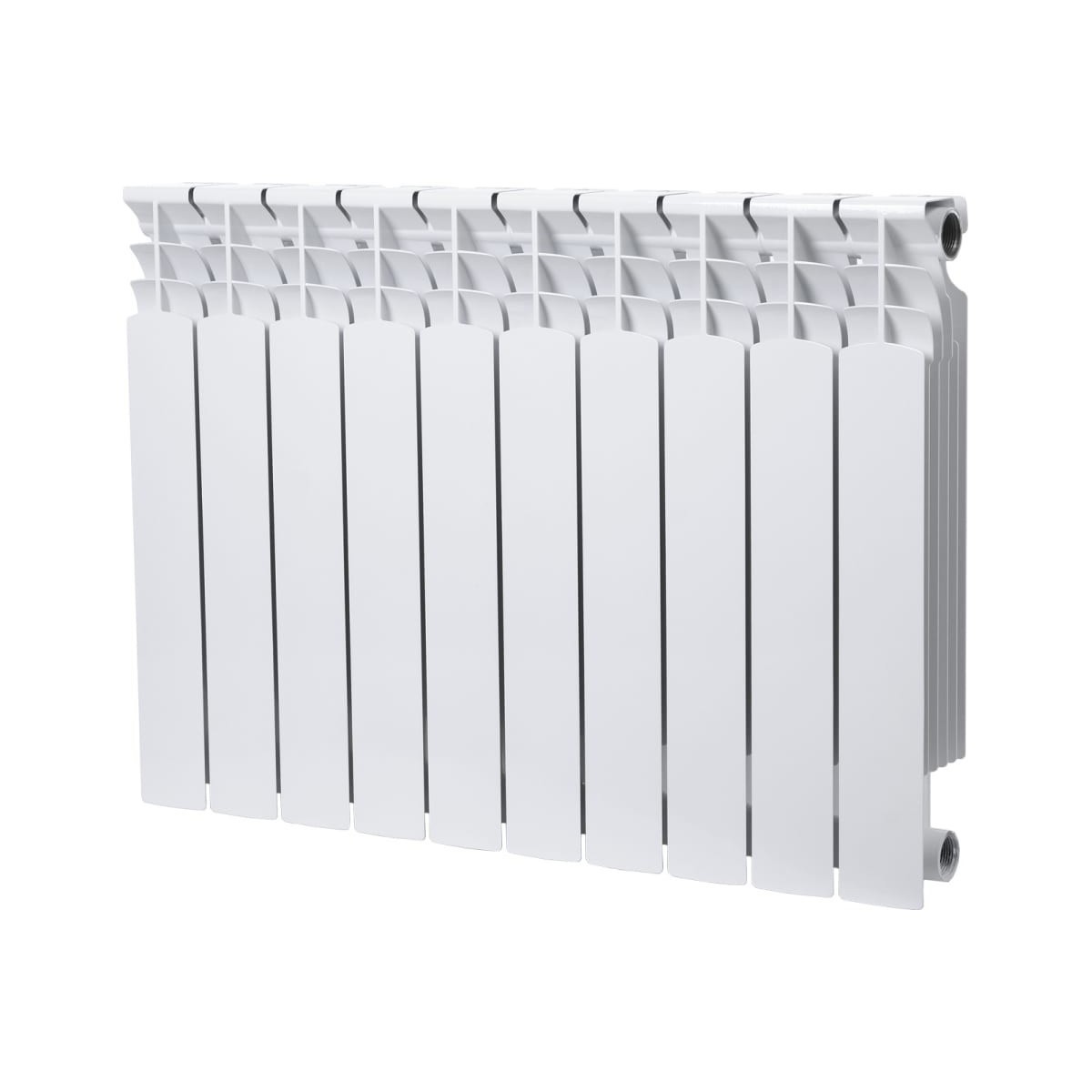 Изображение товара Радиатор Oasis Heat 500x100 мм 10 секций белый водяной секционный биметалл