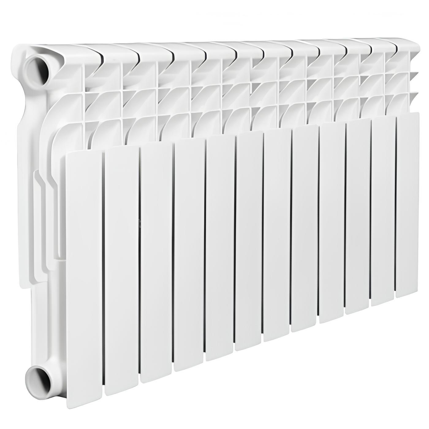 Изображение товара Радиатор Valfex Optima 500x80 мм. 12 секций нижнее подключение биметалл цвет белый