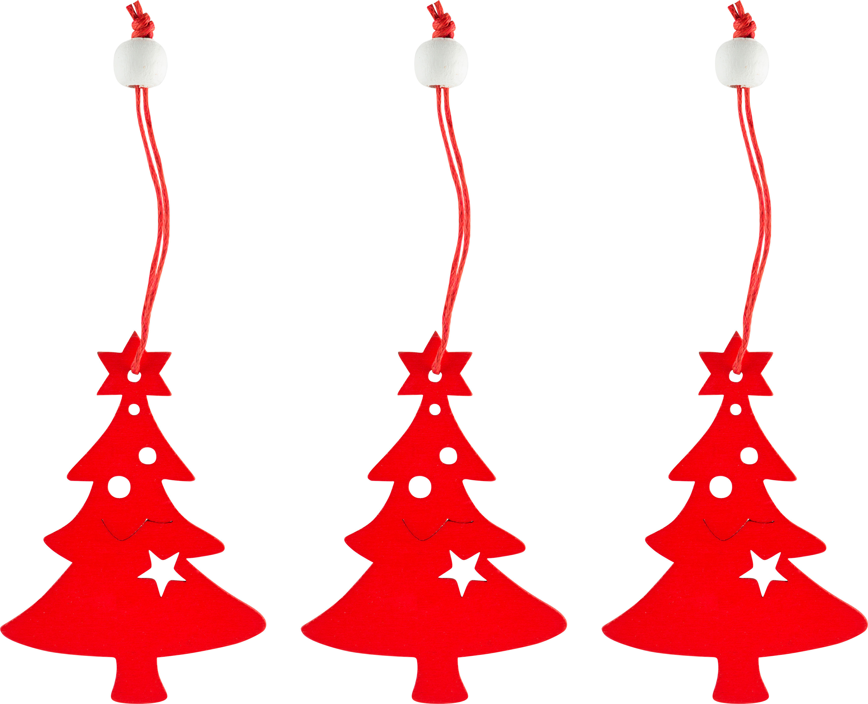 Изображение товара Украшение декоративное Волшебная Страна Елка 3шт 10x0.50x12 см