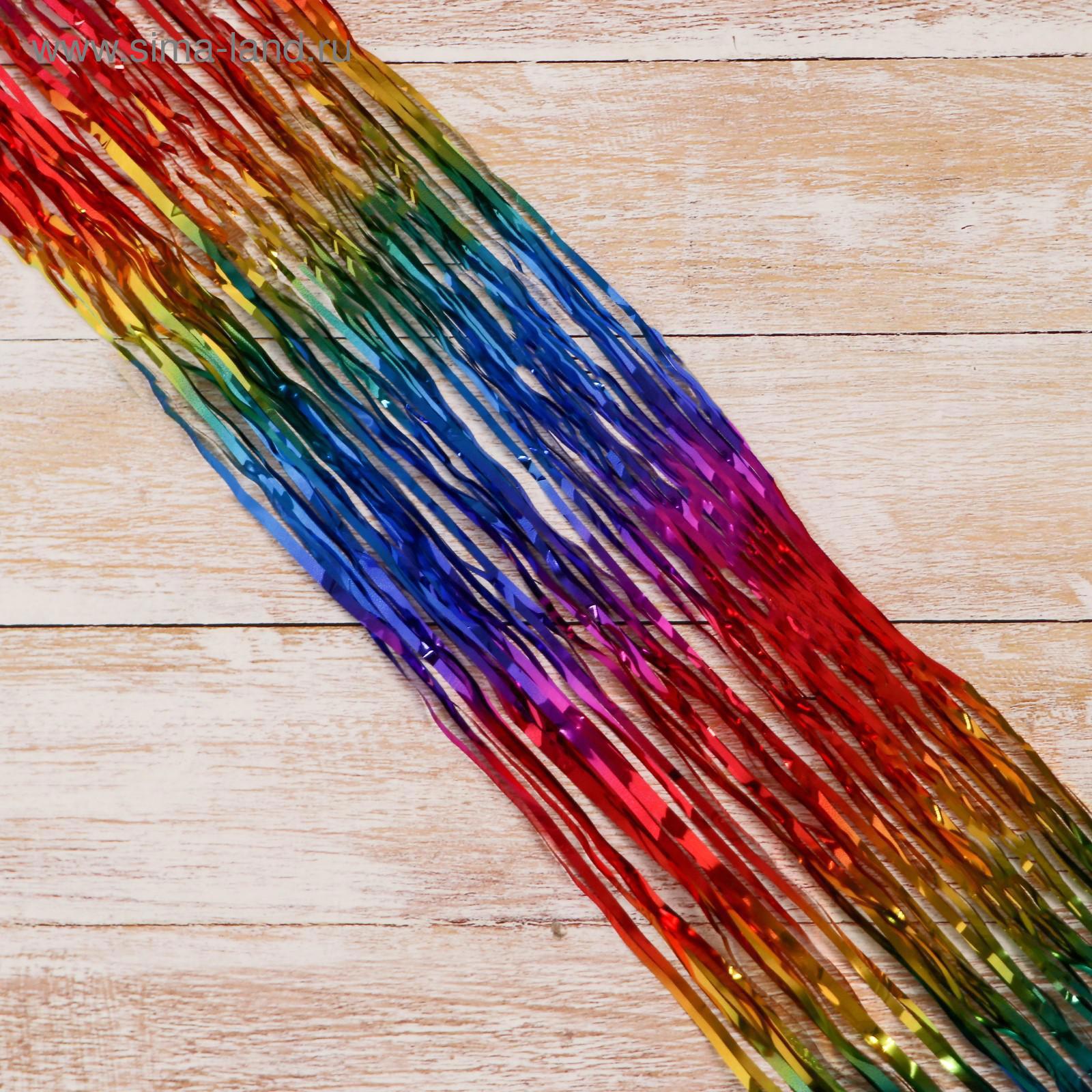 Изображение товара Дождик Зимнее Волшебство Феерия 9x150 см - яркий новогодний декор для праздничной атмосферы