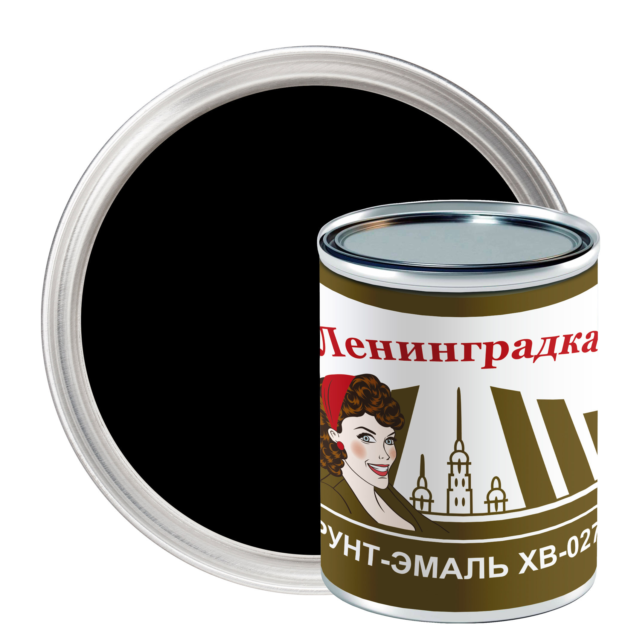 Изображение товара Грунт-эмаль Мицар Ут000011928 цвет зеленый матовый 0.8 л