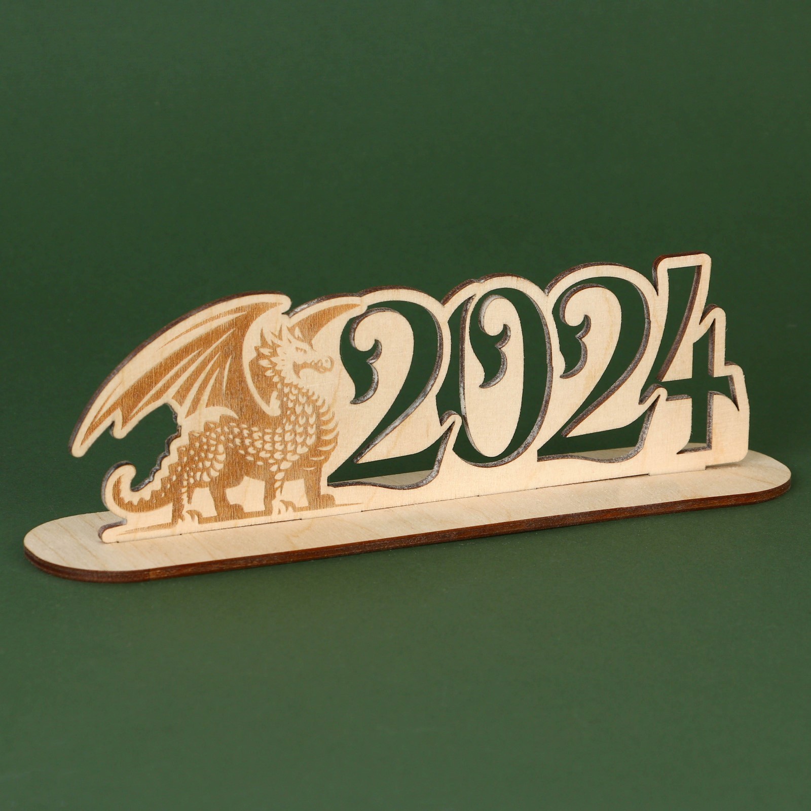 Изображение товара Новогодний декор Лесная Мастерская Зимнее Волшебство Дракон СГ2024 18.8x4.3x5.8 см