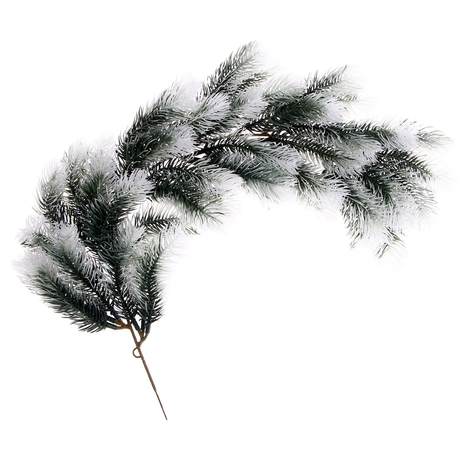 Изображение товара Декоративный предмет Веселый праздник 9690104 елка ø 3 см с декором белый