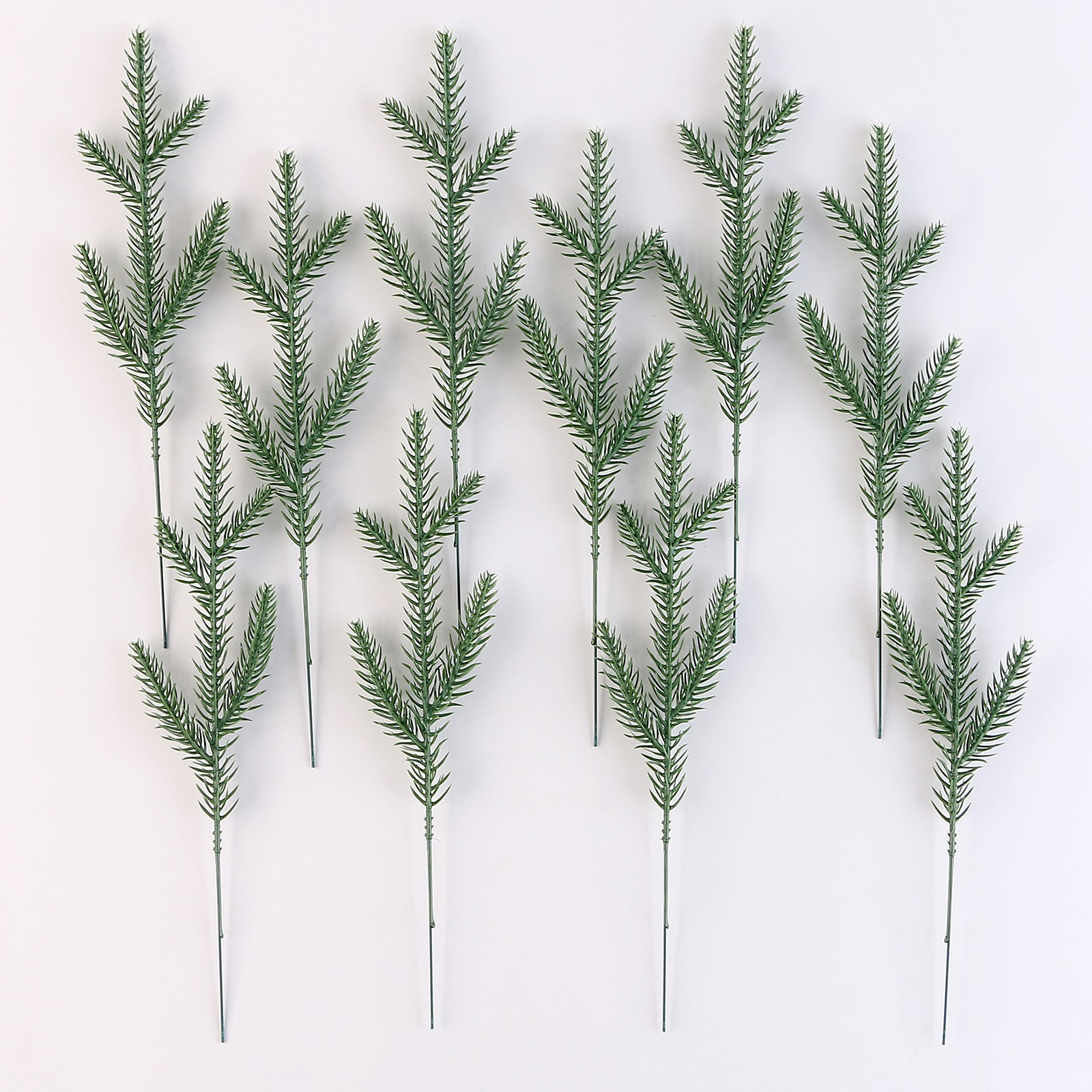 Изображение товара Декоративный предмет Веселый праздник 9944110 рождественская ветка зеленый 4 см