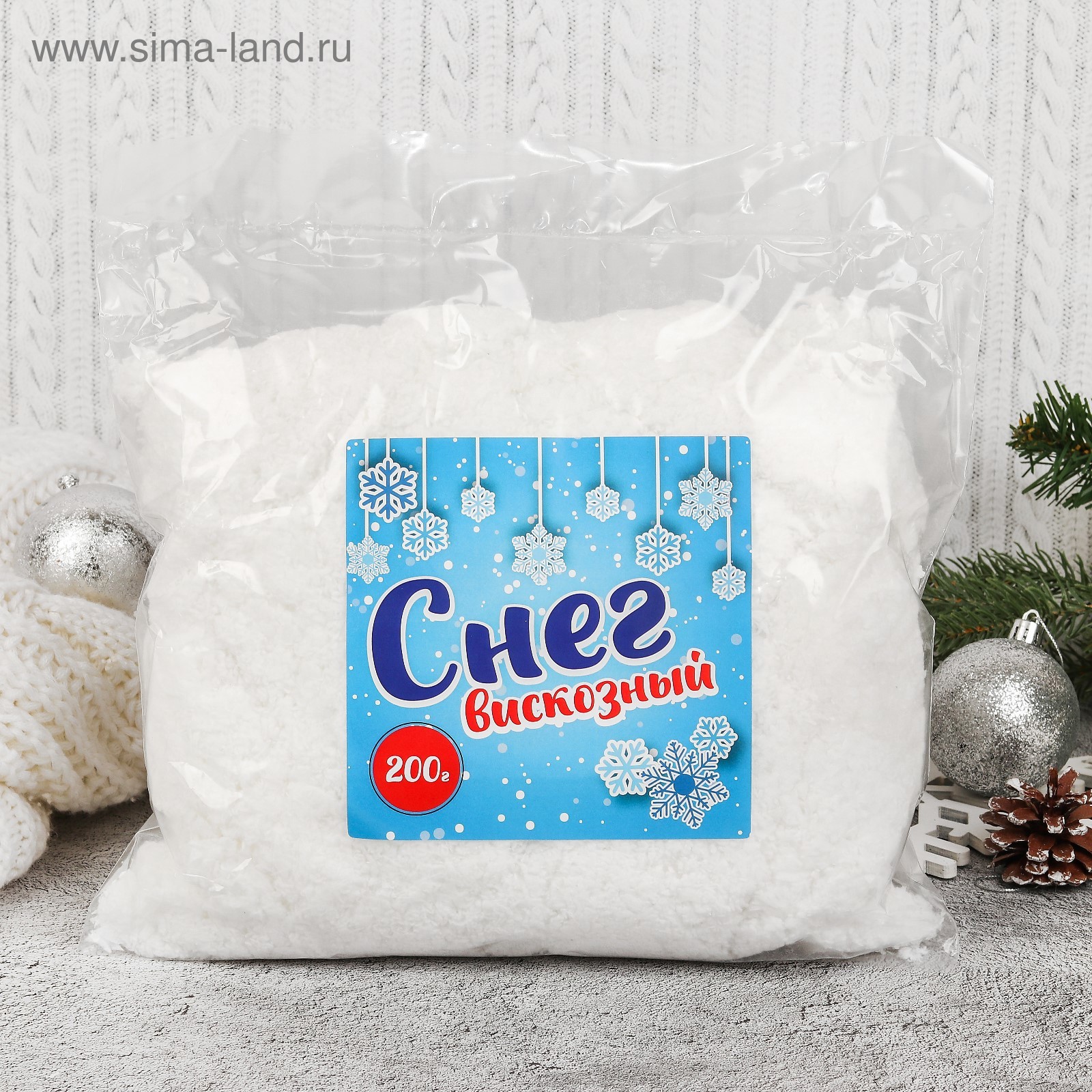 Изображение товара Снег Страна Карнавалия вискозный 200 г