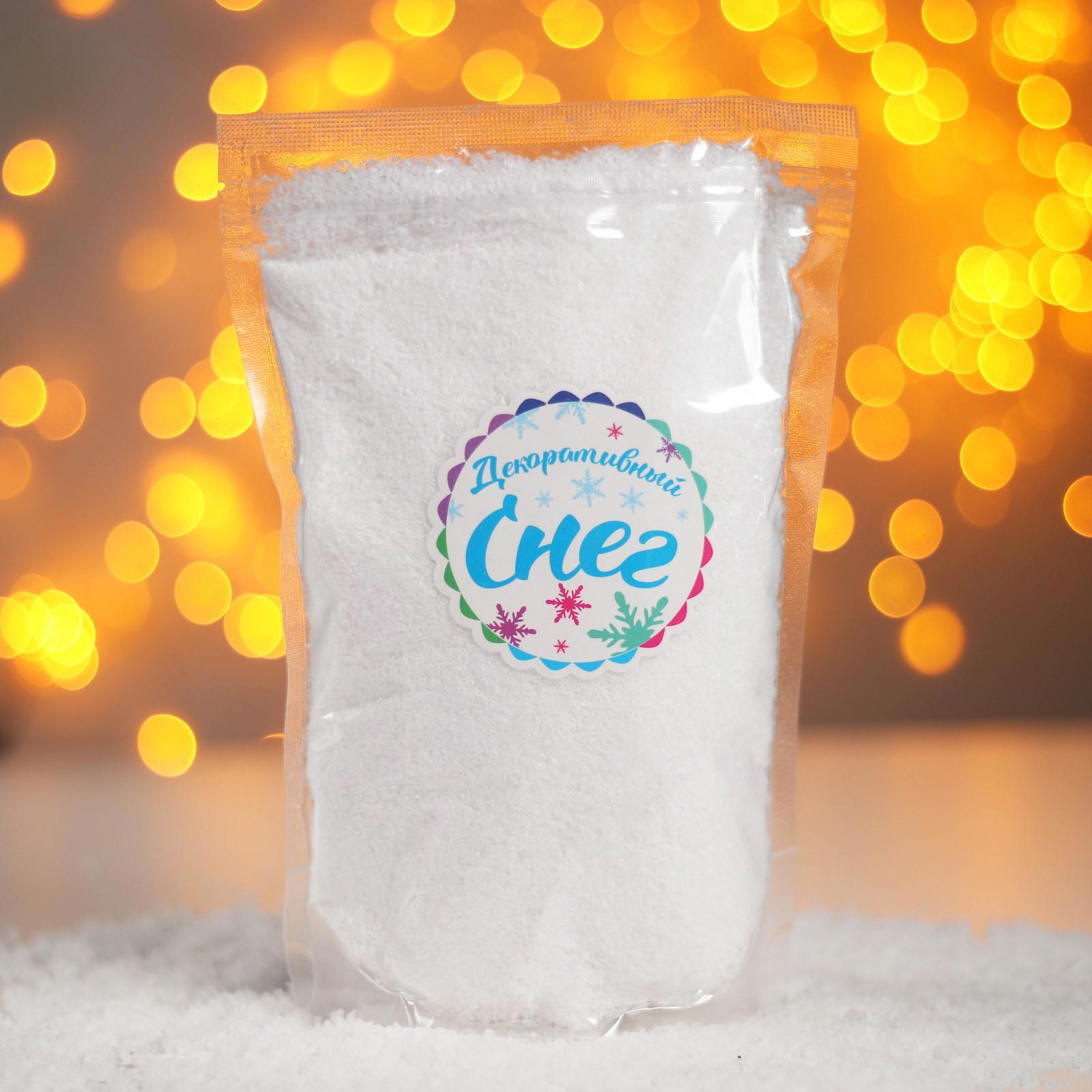 Изображение товара Снег искусственный Школа Талантов сыпучий для декора Мягкий 35 г