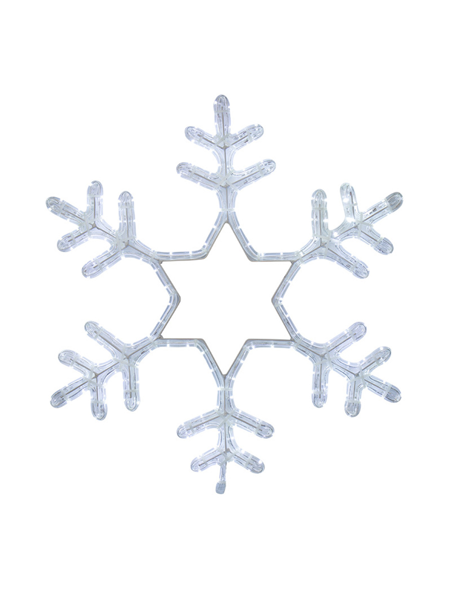 Изображение товара Светящаяся электрическая фигура 501-334 Снежинка для дома Neon-night 180 ламп h 3 см бесцветный/прозрачный