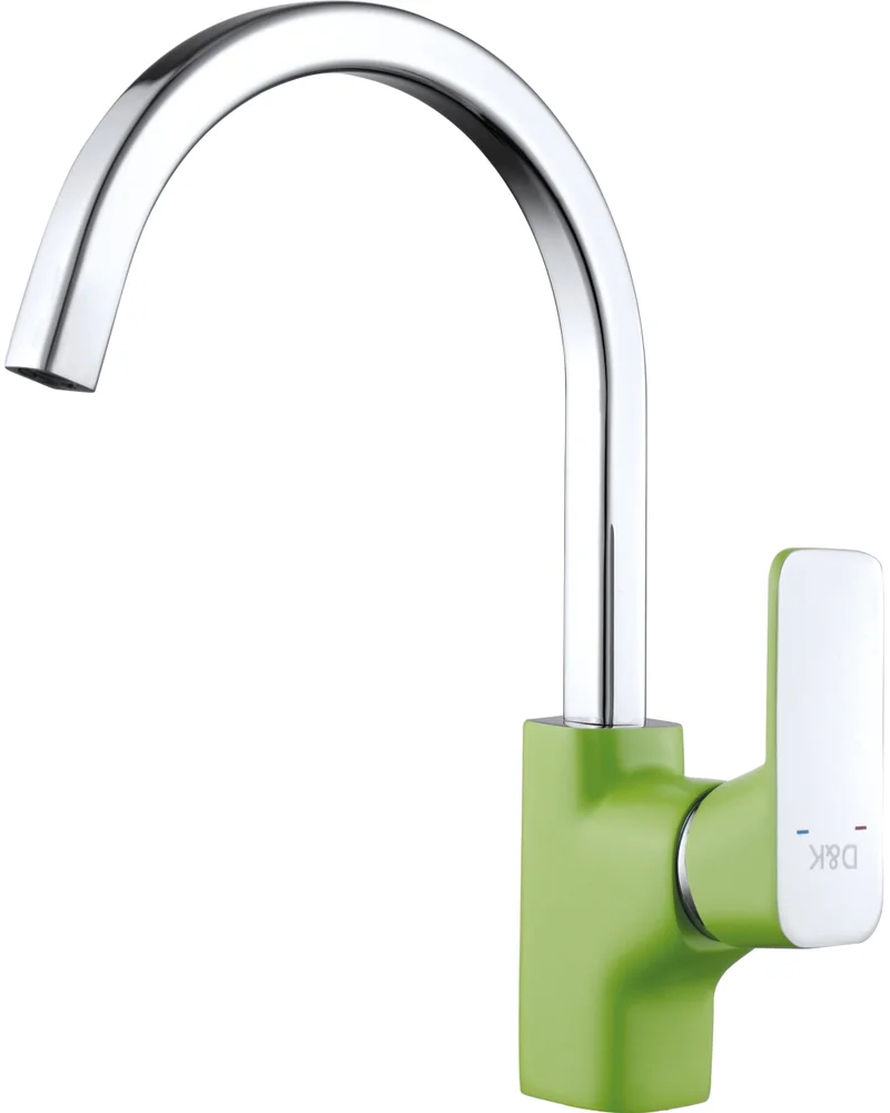 Изображение товара Кухонный смеситель D&K Berlin.Steinbeis DA1432412 однорычажный поворотный зеленый