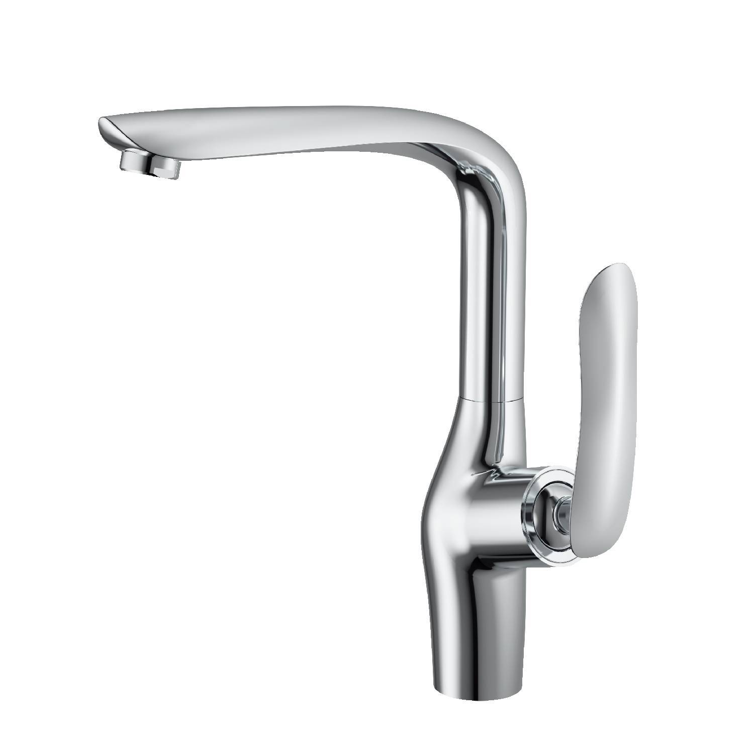 Изображение товара Однорычажный смеситель RUSH IS6535-22 для кухни латунь хром 5 лет гарантия