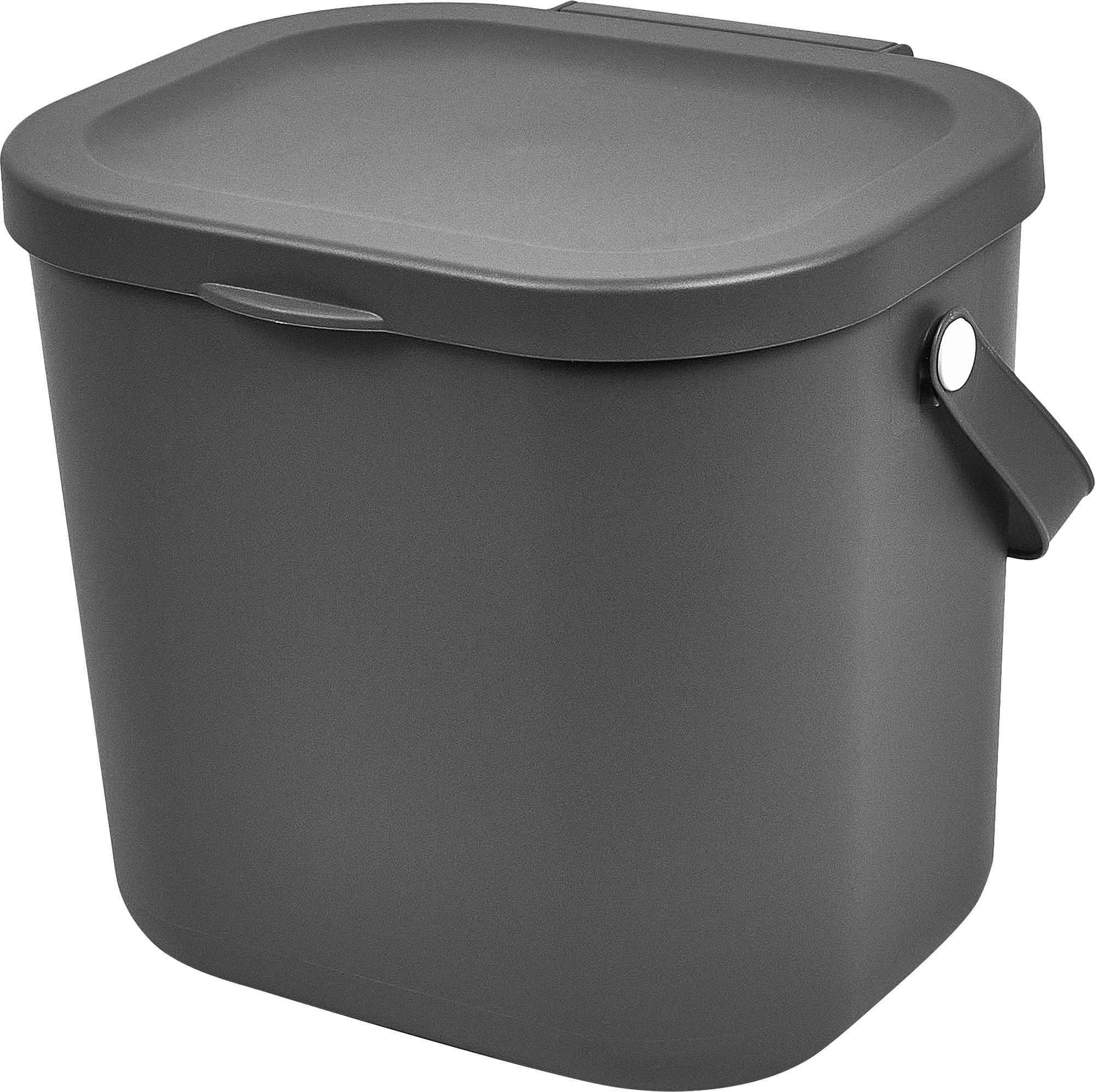 Изображение товара Бак для отходов Delinia 6 л полипропилен серый для раздельного сбора мусора