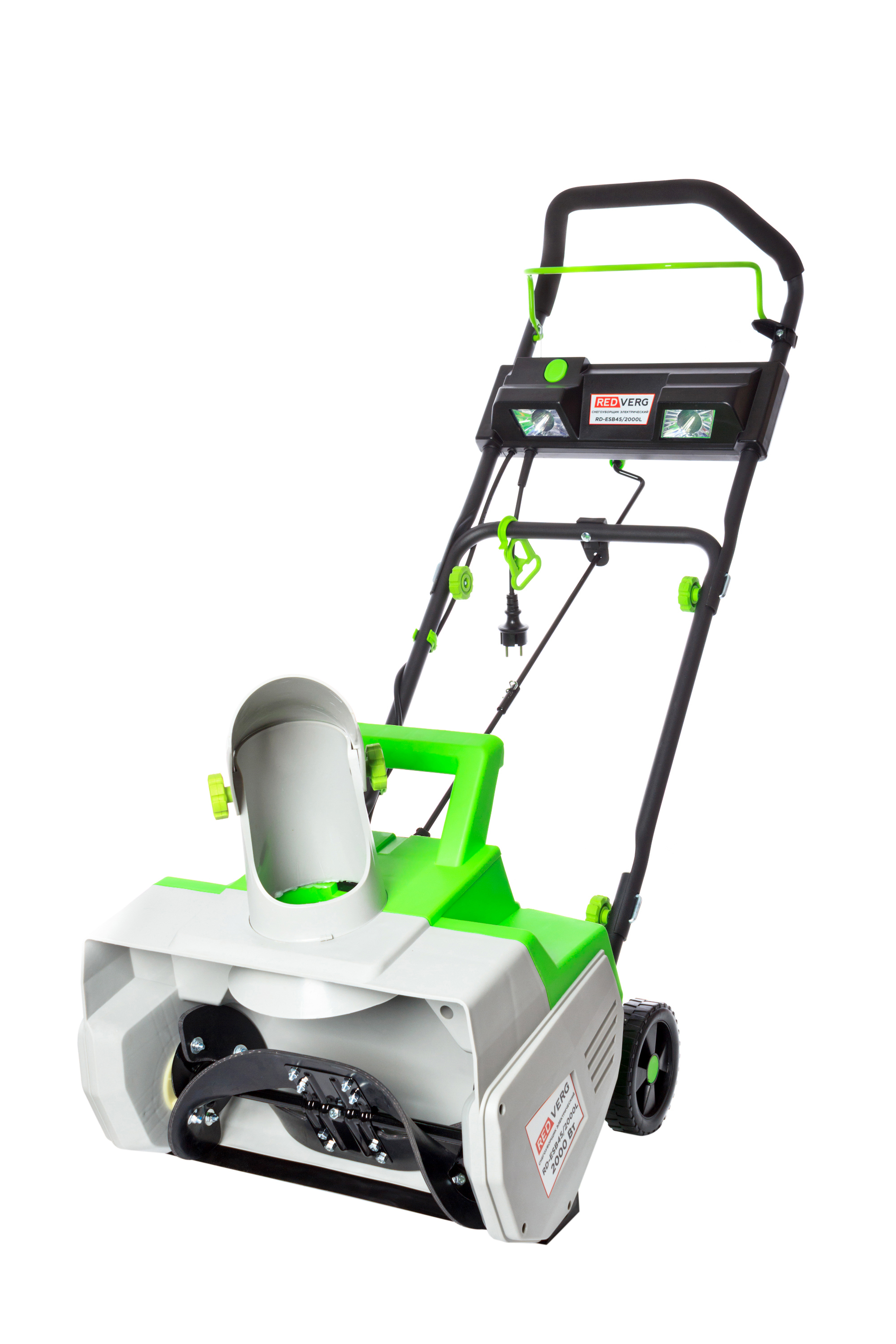 Изображение товара Снегоуборщик электрический Redverg Rd-esb45/2000l 45 см 2000 Вт