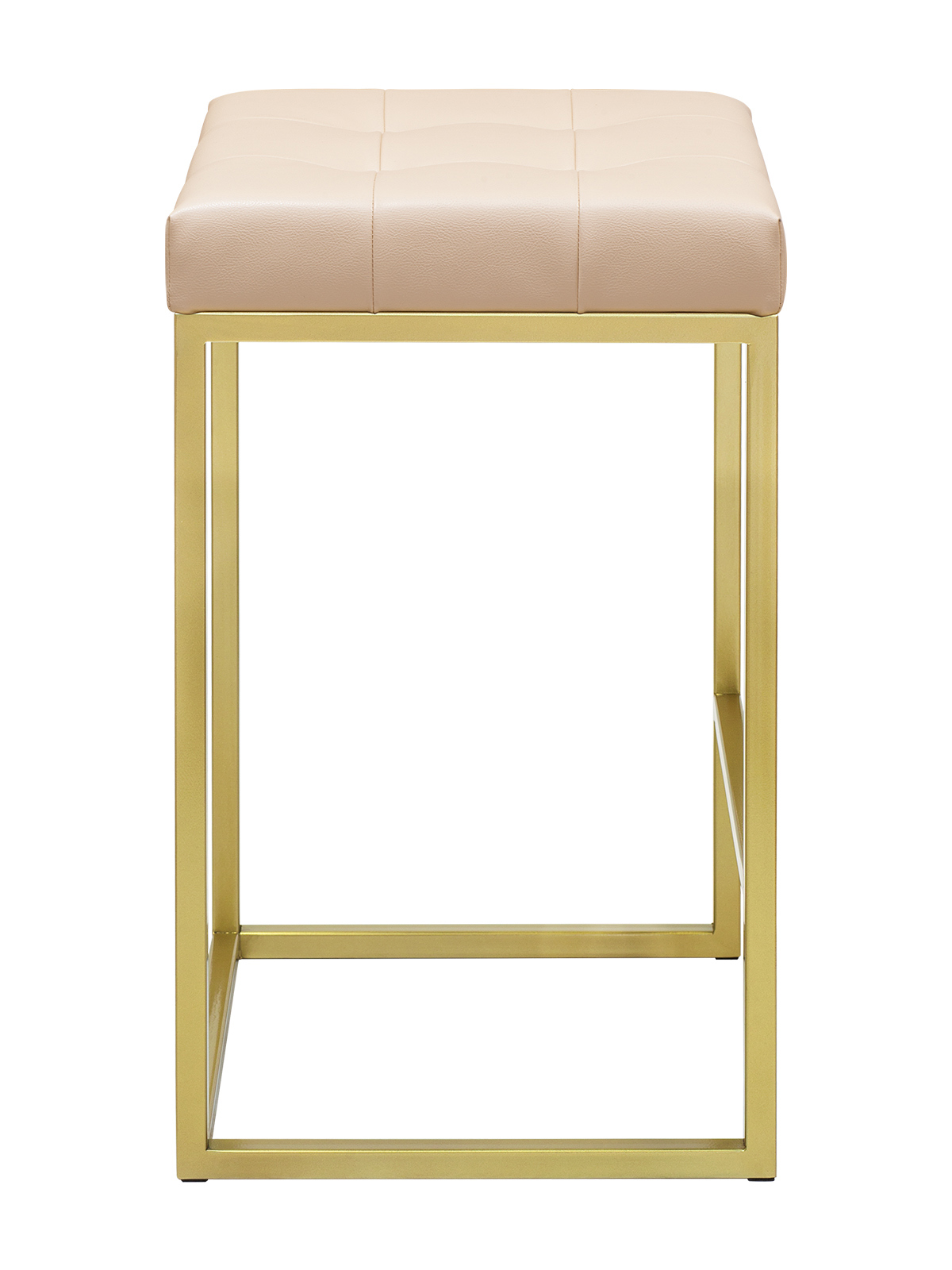 Изображение товара Барный стул Greenween 42x66x38 см экокожа цвет золотистый