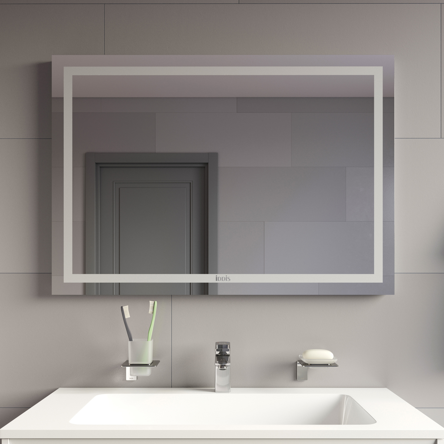 Изображение товара Зеркало в ванную комнату с подсветкой IDDIS Zodiac ZOD1000i98 100 см