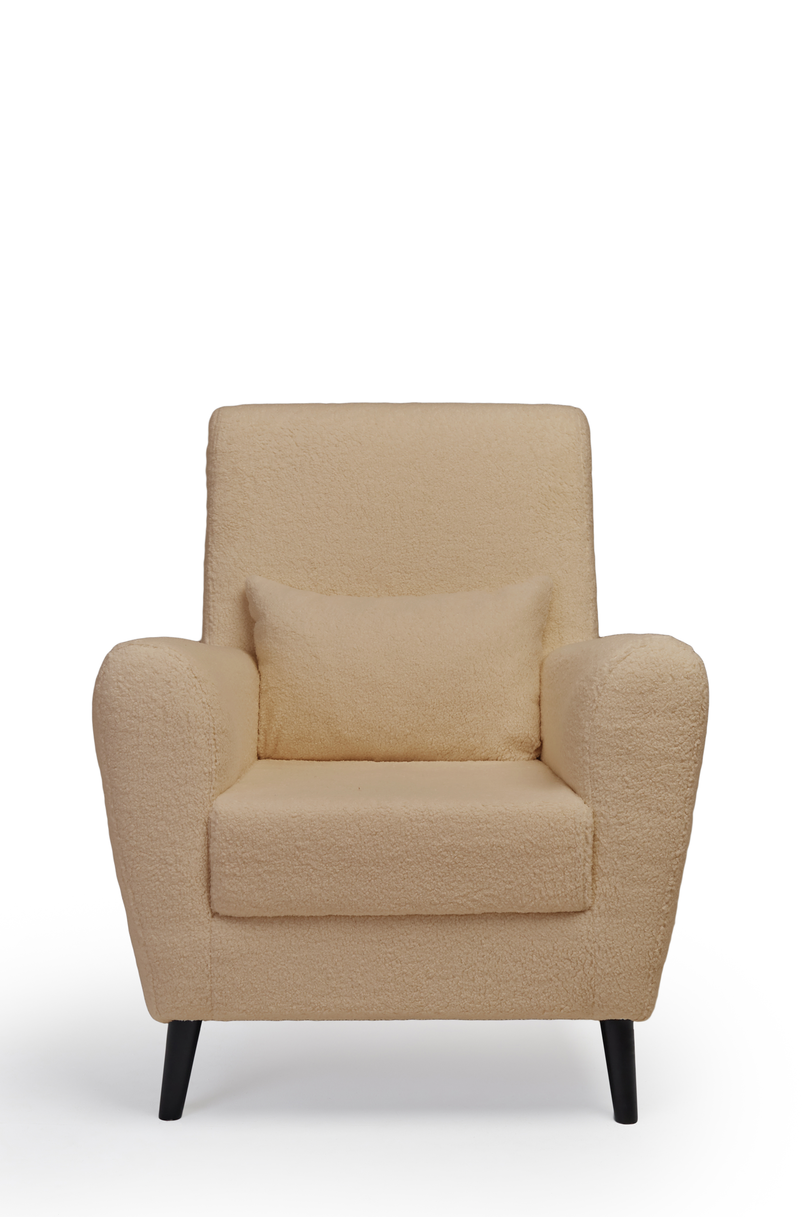 Изображение товара Кресло Либерти Lamb 75x90x70 см искусственный мех цвет бежевый