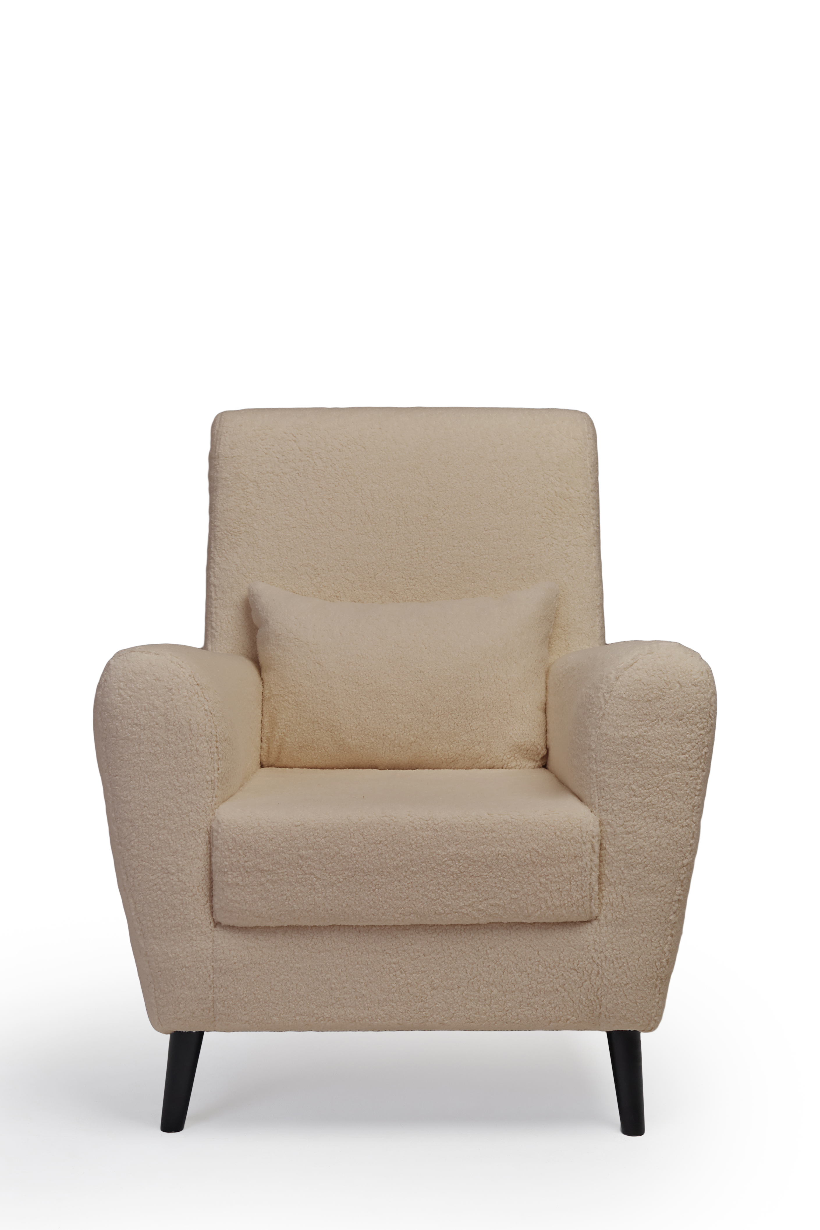 Изображение товара Кресло Либерти Lamb 75x90x70 см светло-коричневый искусственный мех