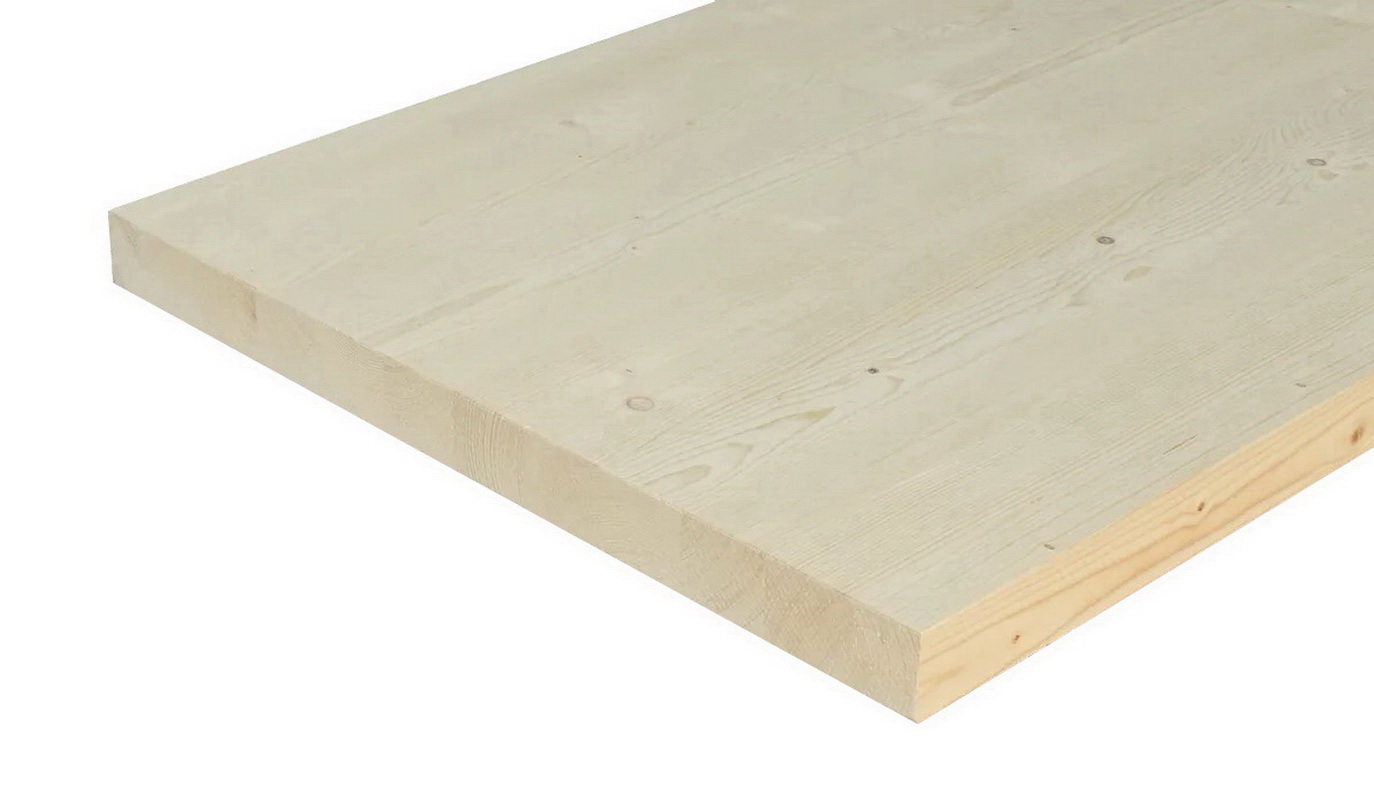 Изображение товара Мебельный щит 1200x400x40 мм категории АВ из дерева