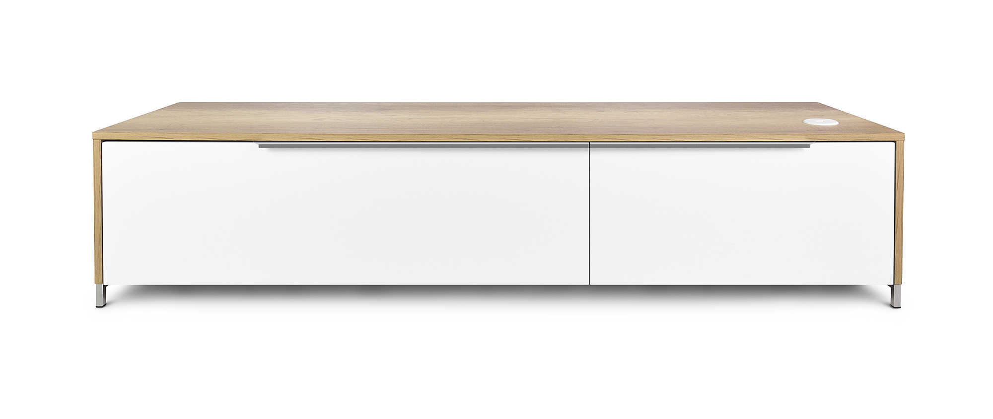 Изображение товара Тумба под телевизор Kronda MD 8210 170x38x42.1 см ЛДСП белый