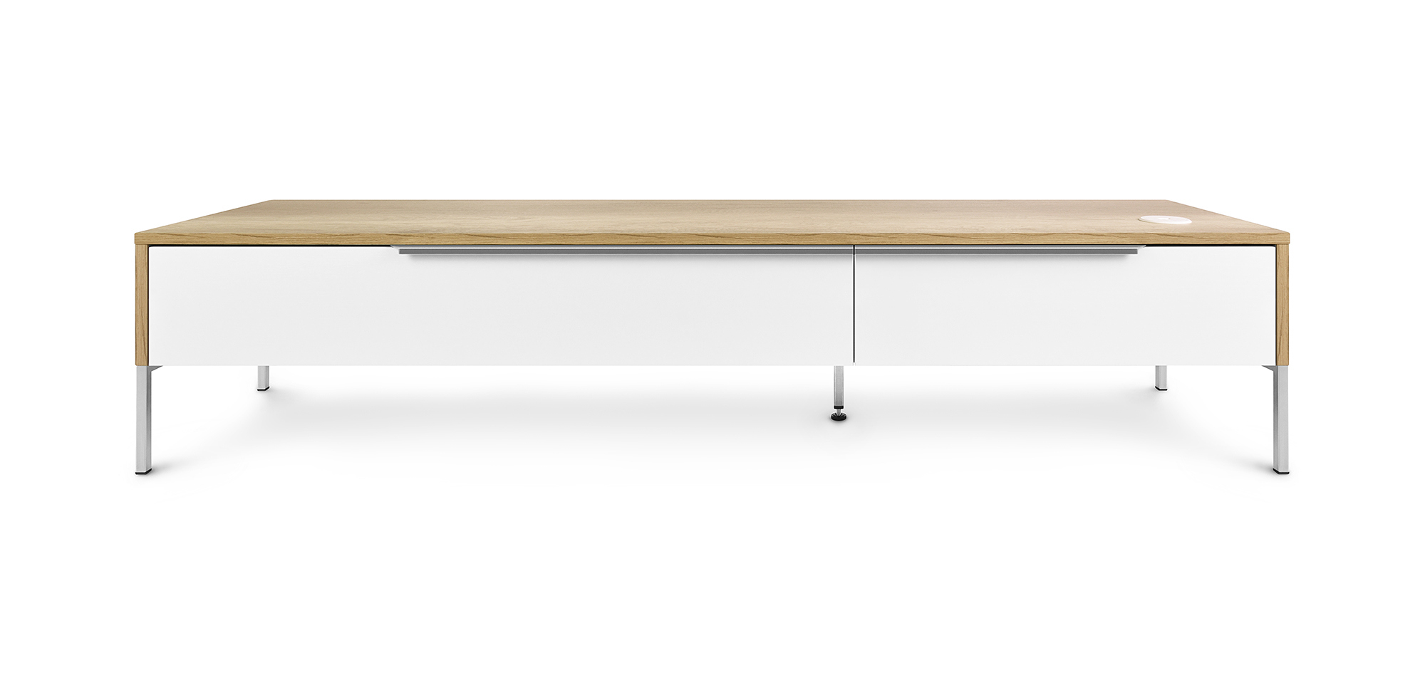 Изображение товара Тумба под телевизор Md 42003 160x34.8x42.1 см ЛДСП цвет белый