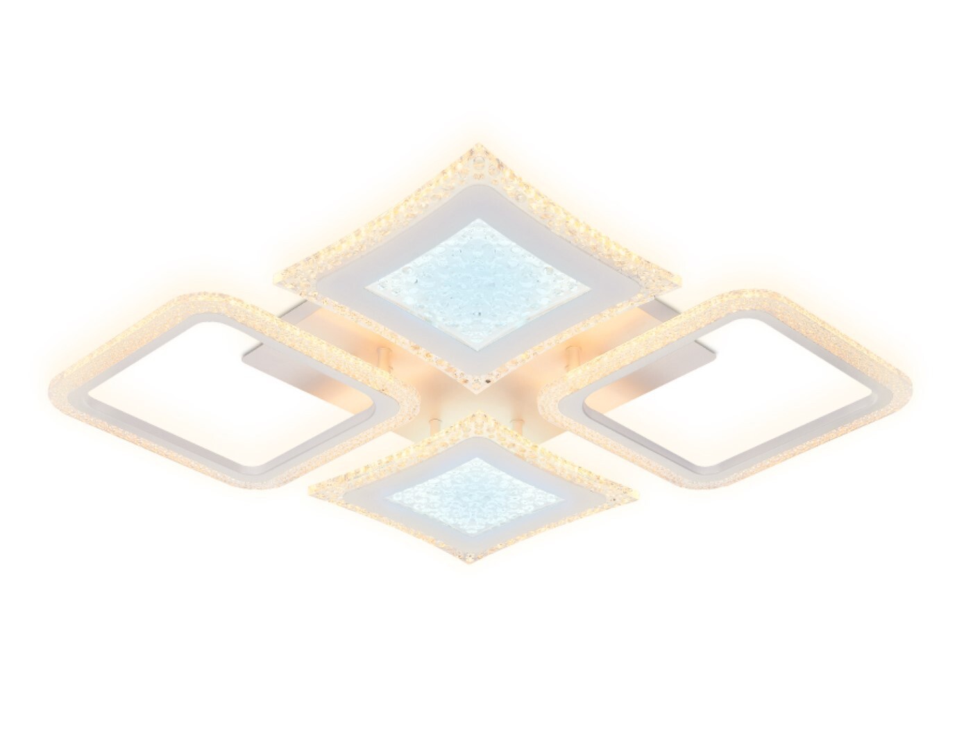 Изображение товара Потолочная светодиодная люстра Ambrella Light FA430 112W современный дизайн белый акрил