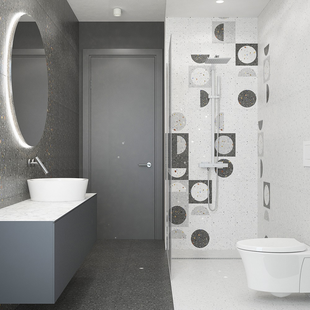 Изображение товара Настенная плитка Keramin 36 00-002335 25x75см 1.69 м² цвет серый