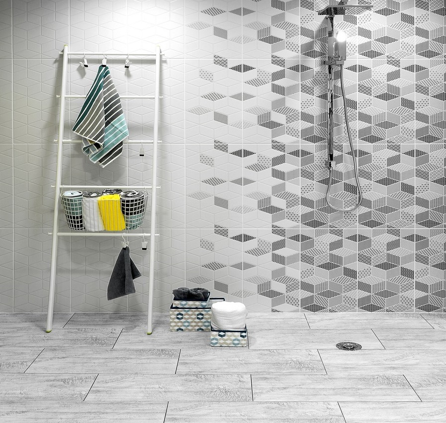 Изображение товара Настенная плитка Keramin 00-001638 30x60см 1.98 м² цвет белый