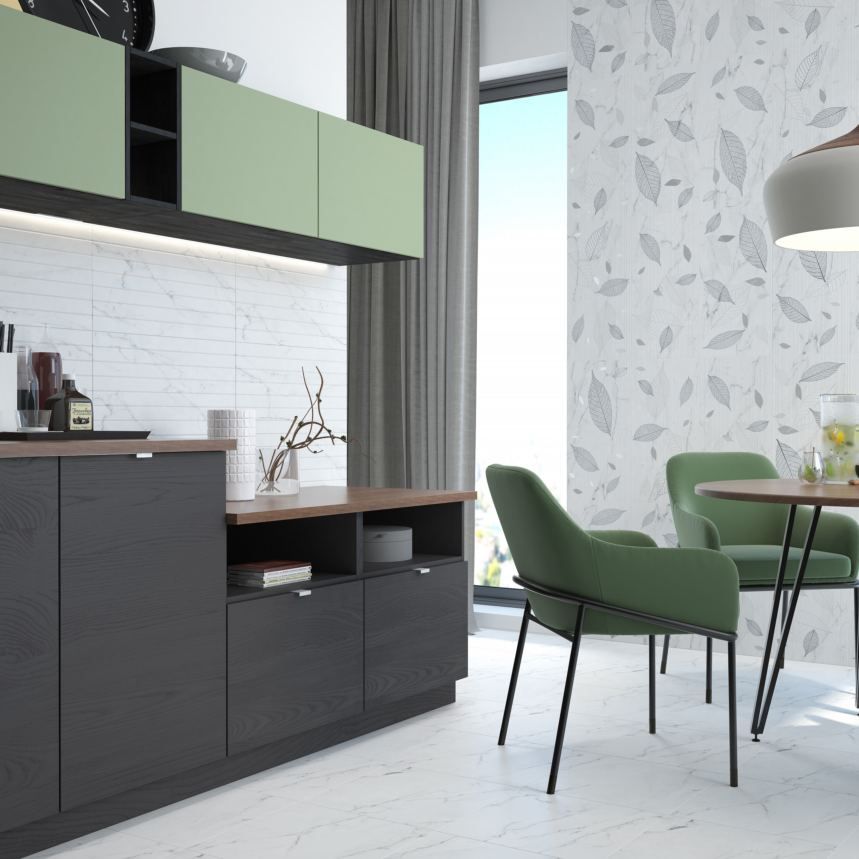 Изображение товара Напольная плитка Keramin 00-002569 40x40см 1.76 м² цвет белый