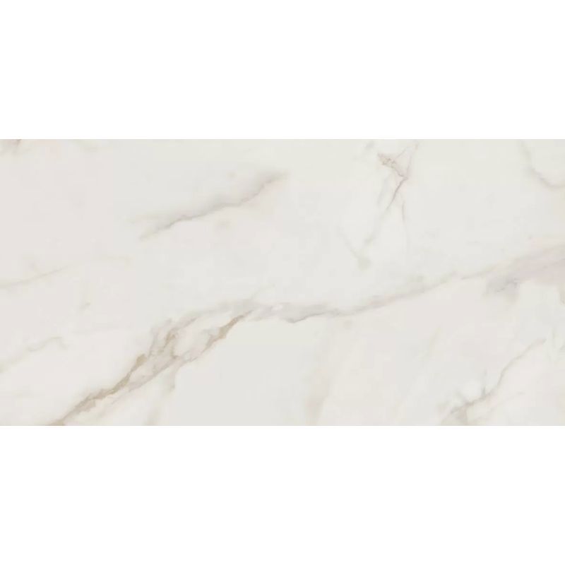 Изображение товара Керамогранит Estima Ideal 60x120 см белый с эффектом мрамора