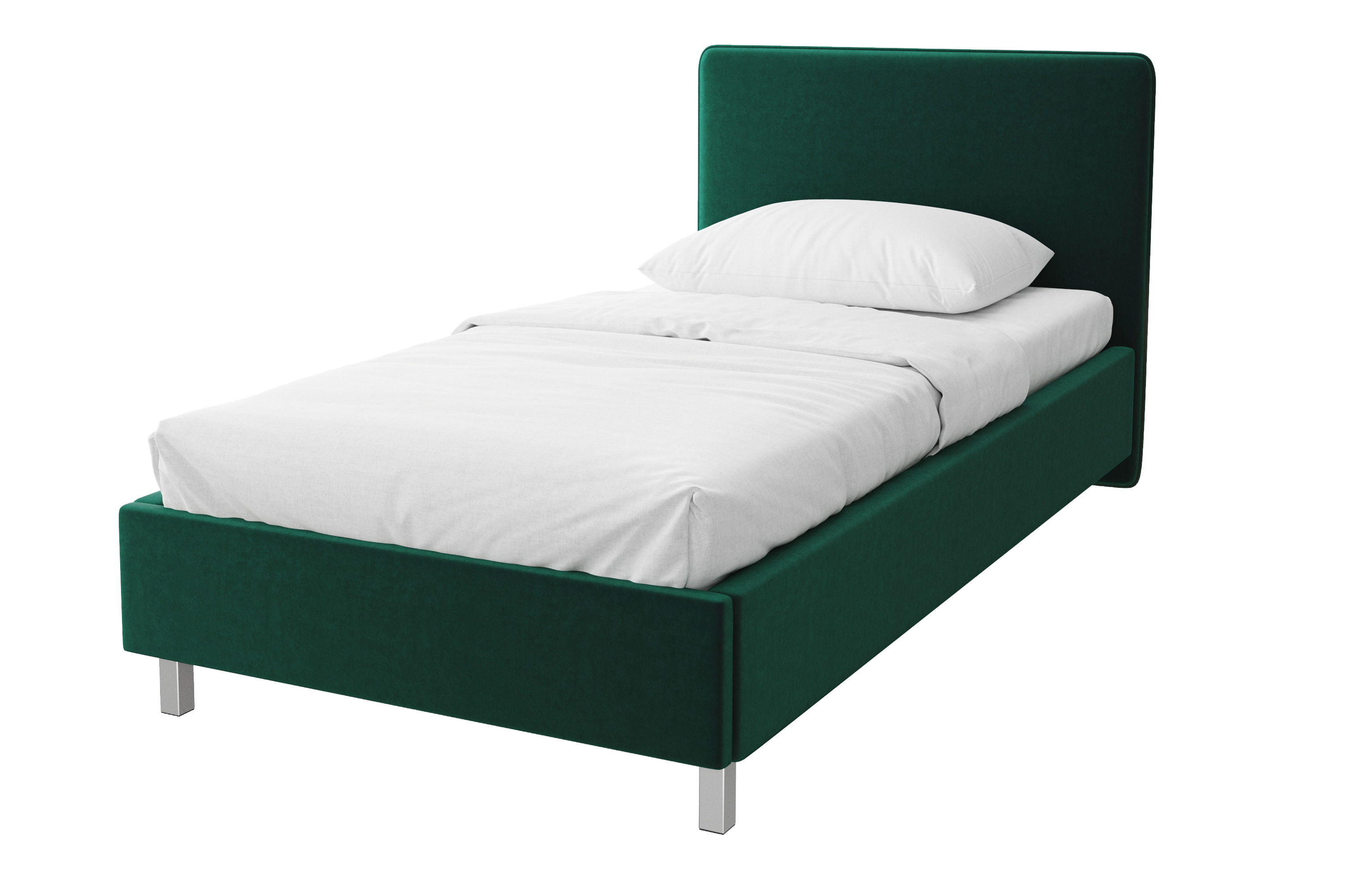 Изображение товара Кровать Costa Мелисса 90x190 см из ДСП цвет зеленый с подъемным механизмом