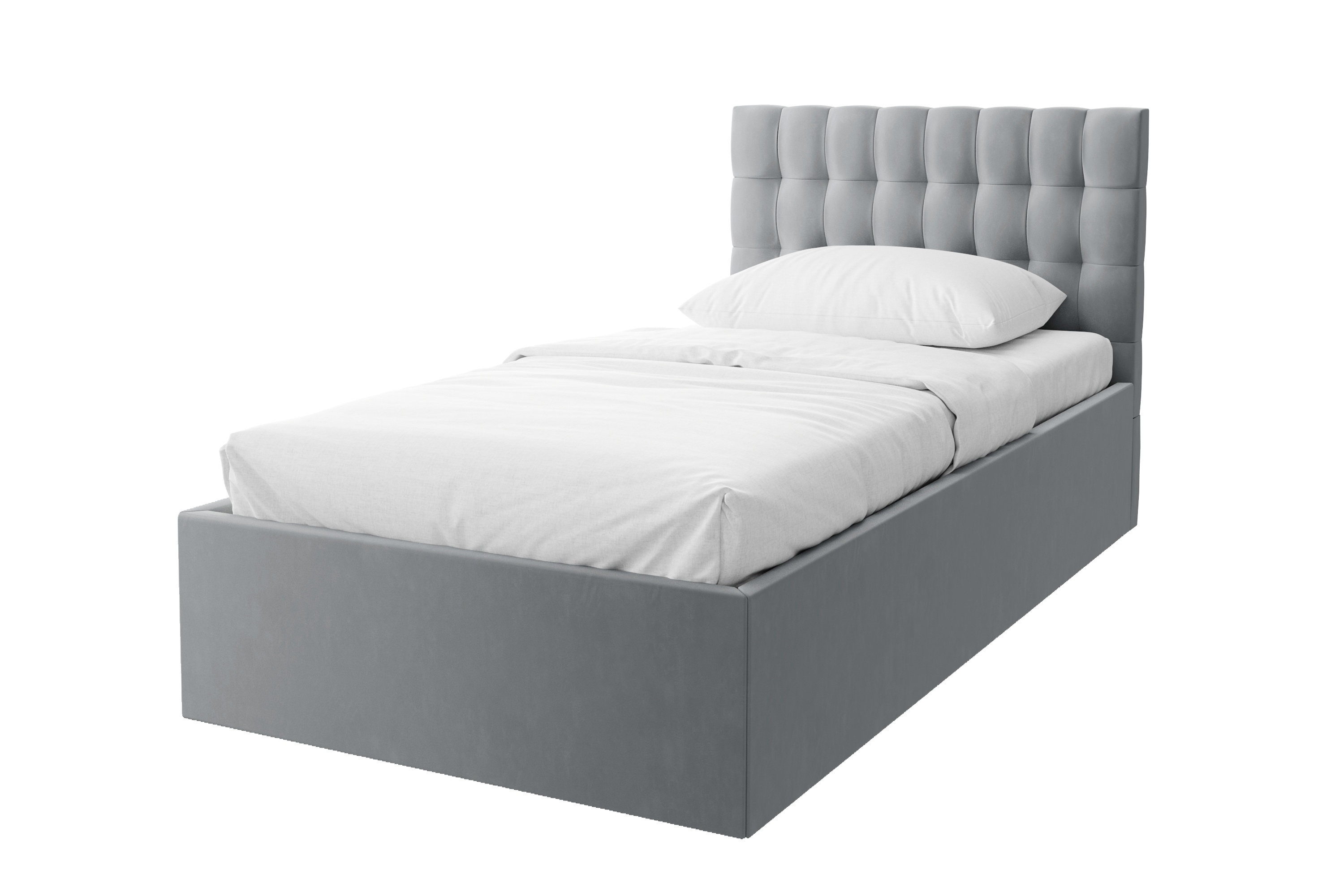 Изображение товара Кровать Costa Слим 120x200 см ДСП цвет серый