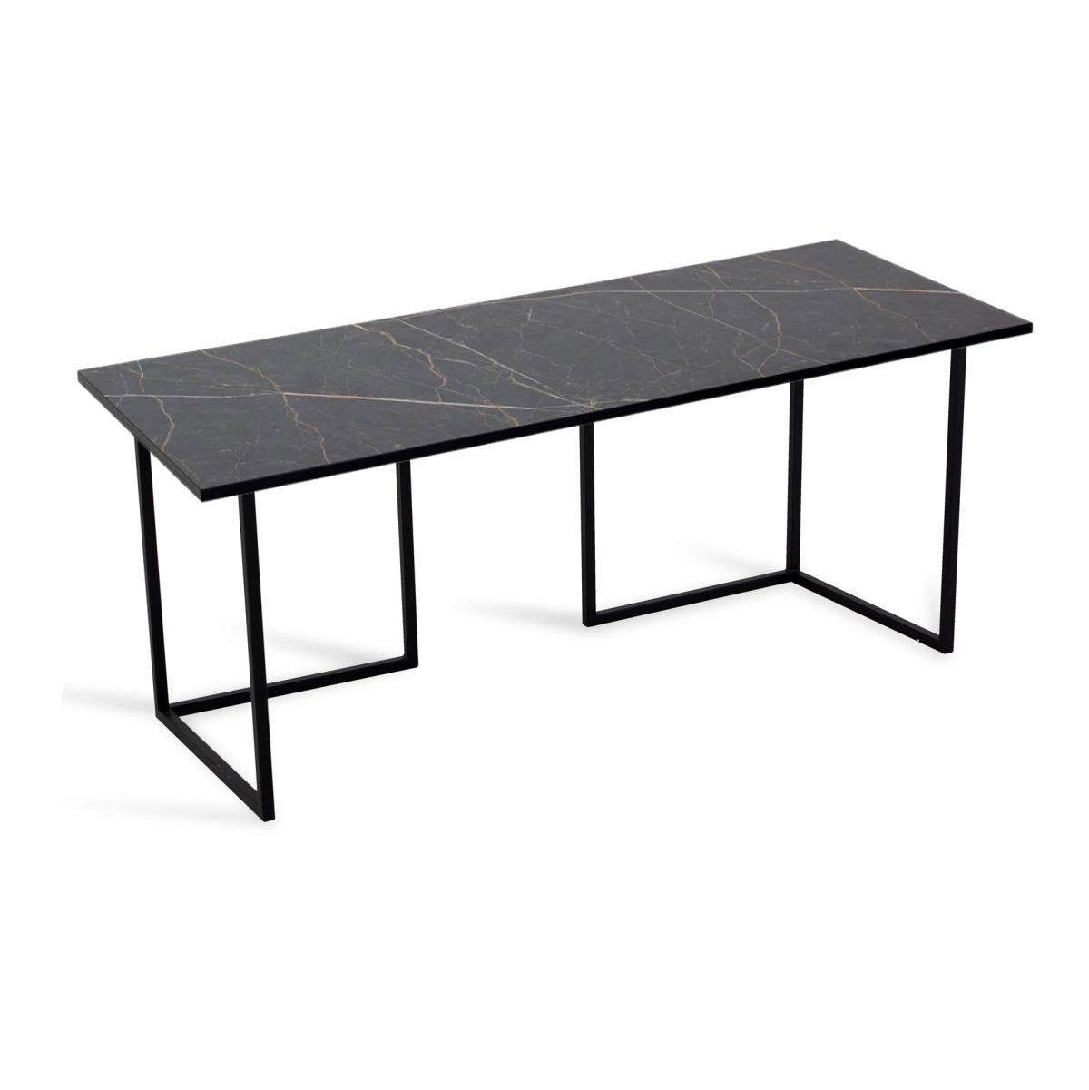 Изображение товара Компьютерный стол Огого обстановочка! Board 140x74x70 см черный современный офисный стол